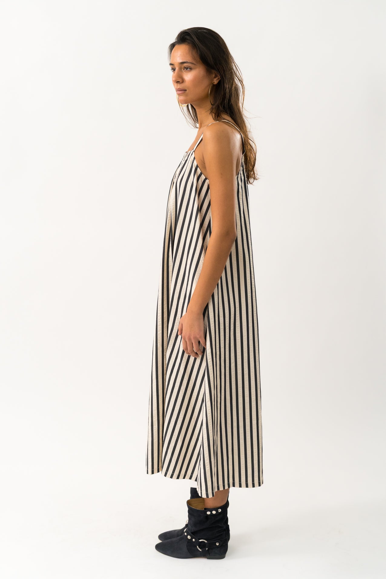 Lollys Laundry LungoLL Maxi Dress SL Dress 80 Stripe