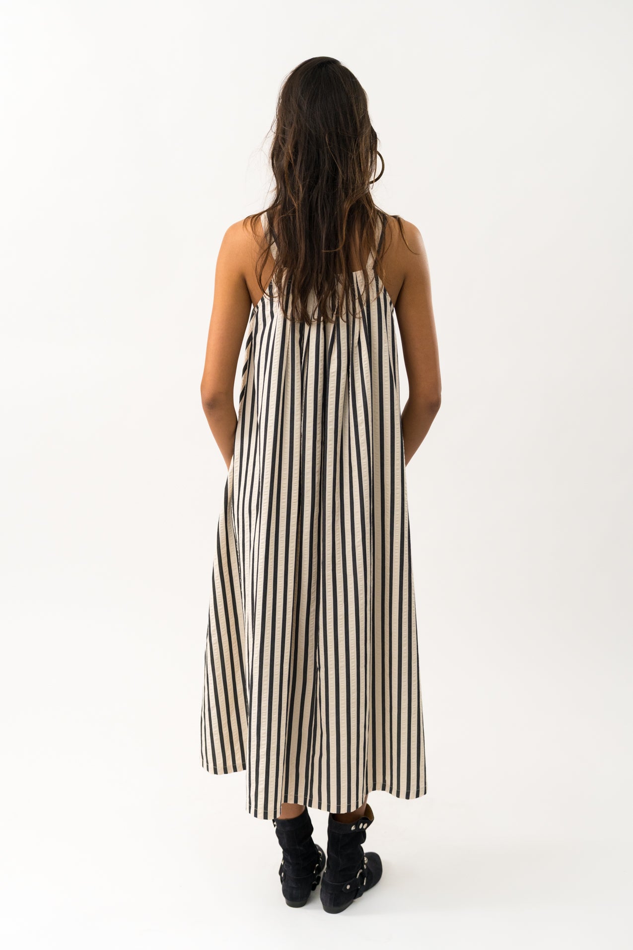 Lollys Laundry LungoLL Maxi Dress SL Dress 80 Stripe