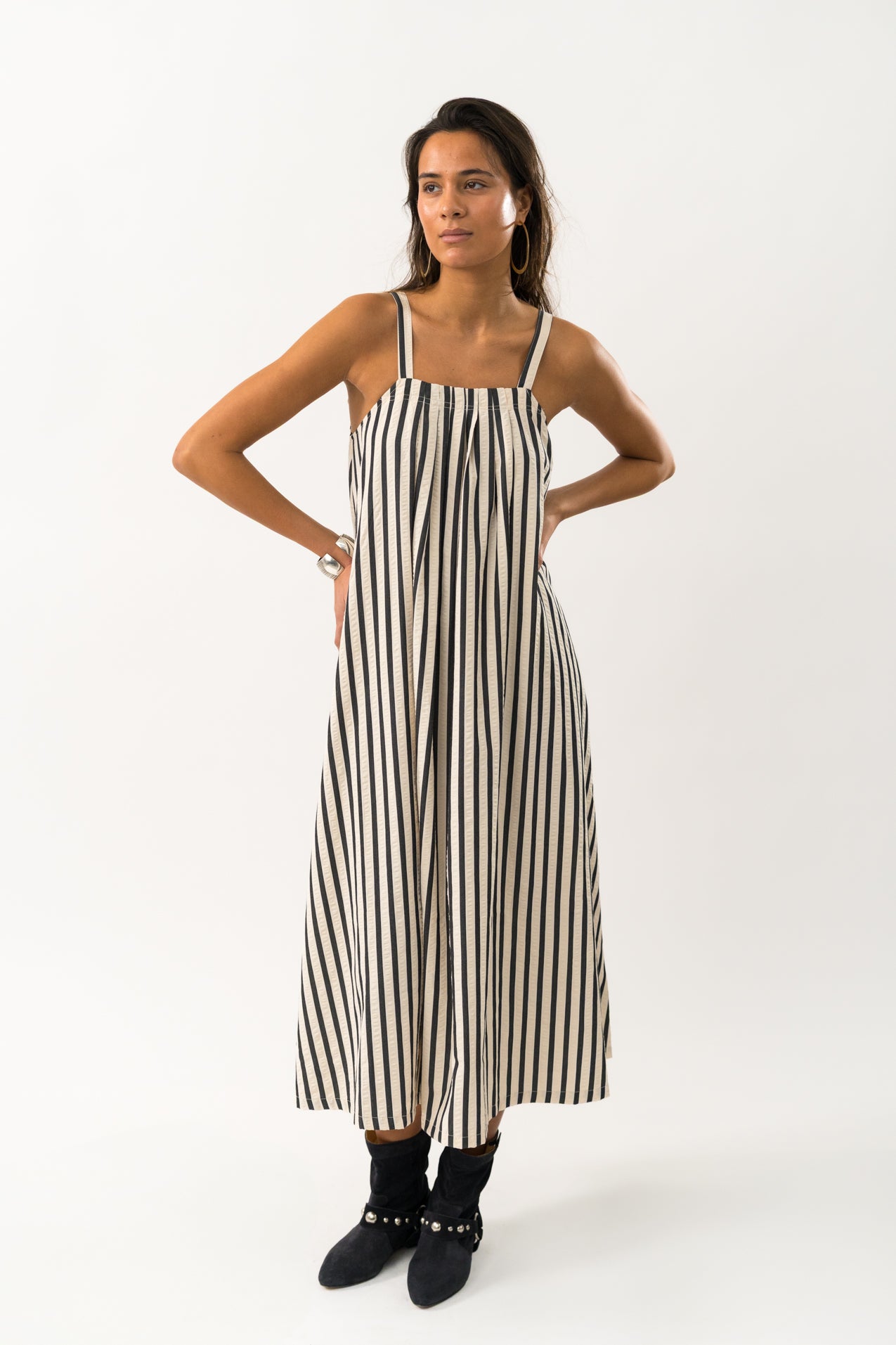 Lollys Laundry LungoLL Maxi Dress SL Dress 80 Stripe