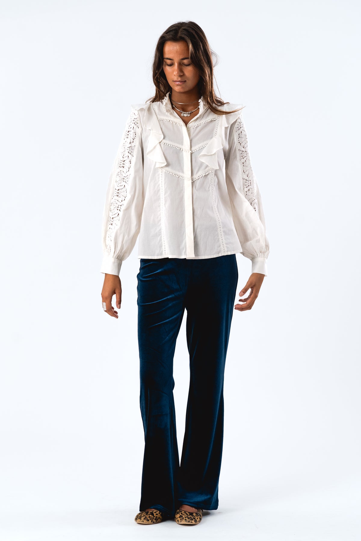 Lollys Laundry MajaLL Shirt LS Shirt 02 Creme