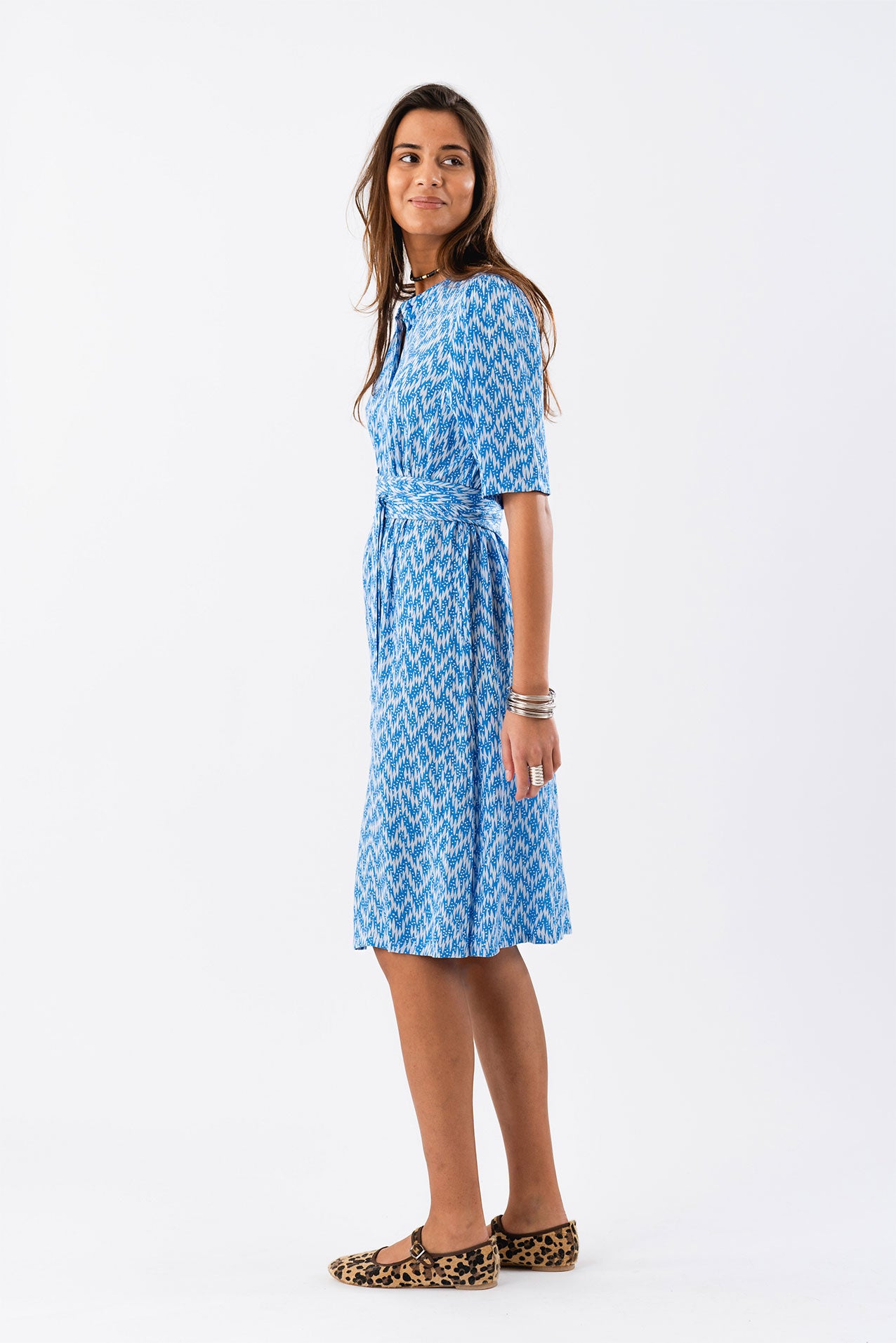 MataLL Midi Dress - Blue