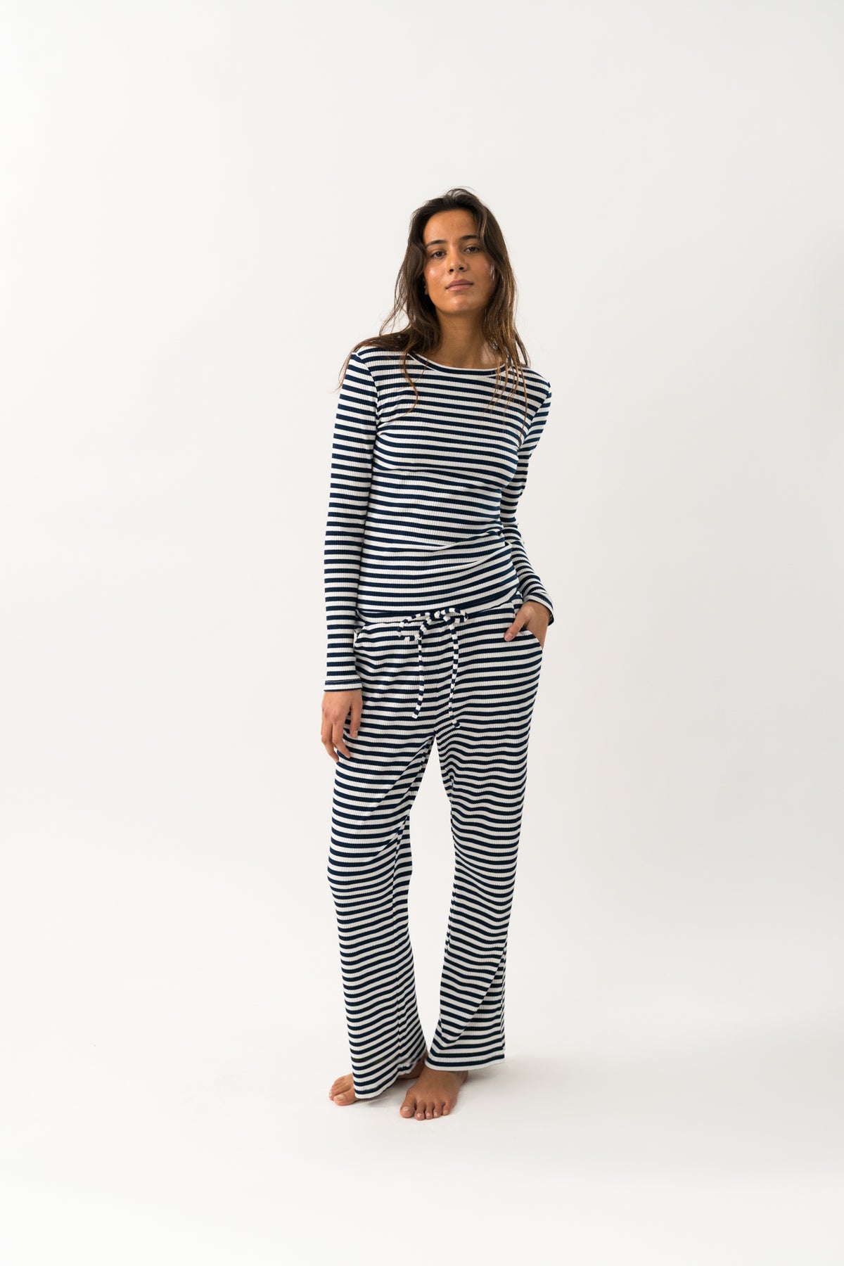 MayellaLL Top LS - Navy