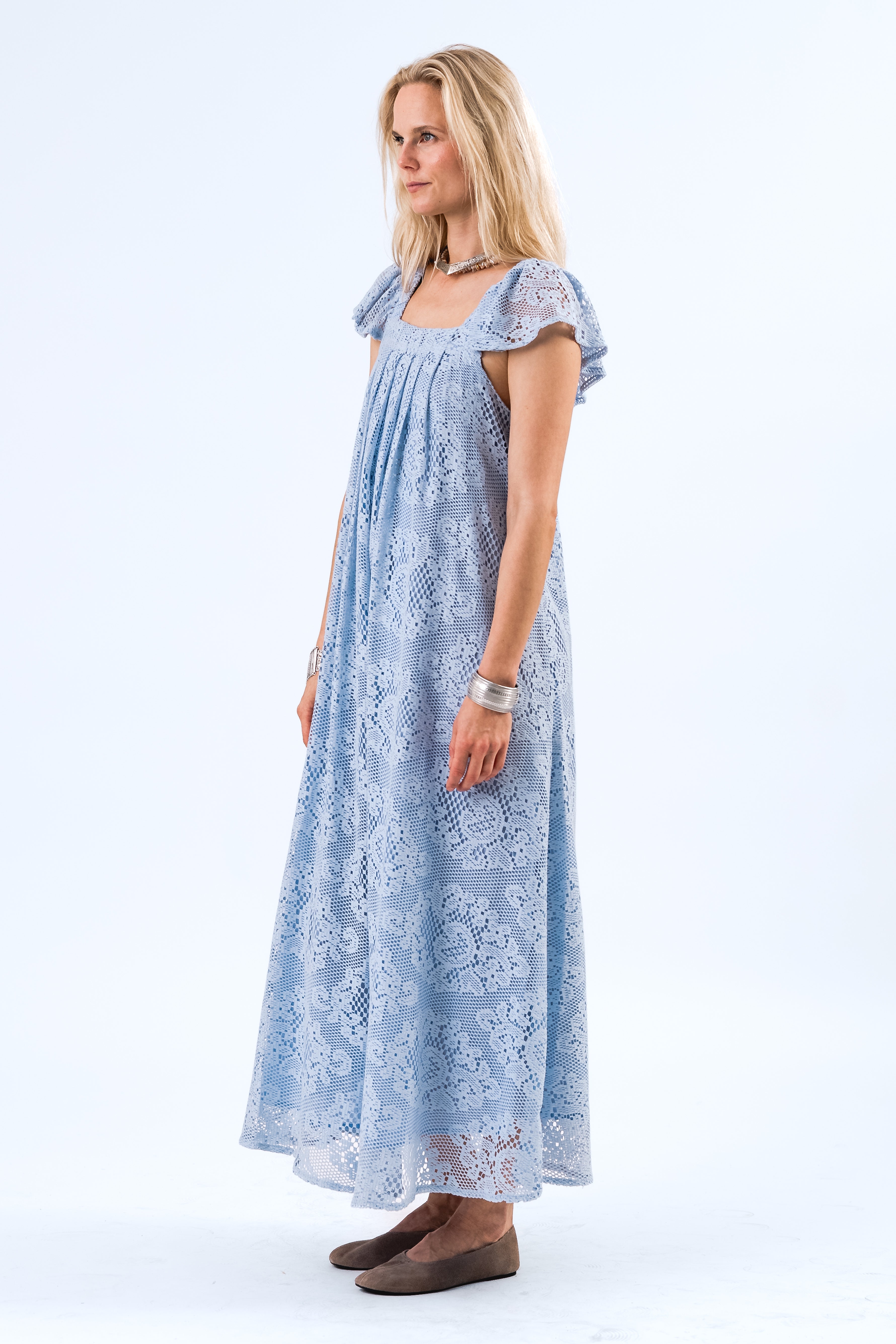 MilanLL Midi Dress - Dusty Blue