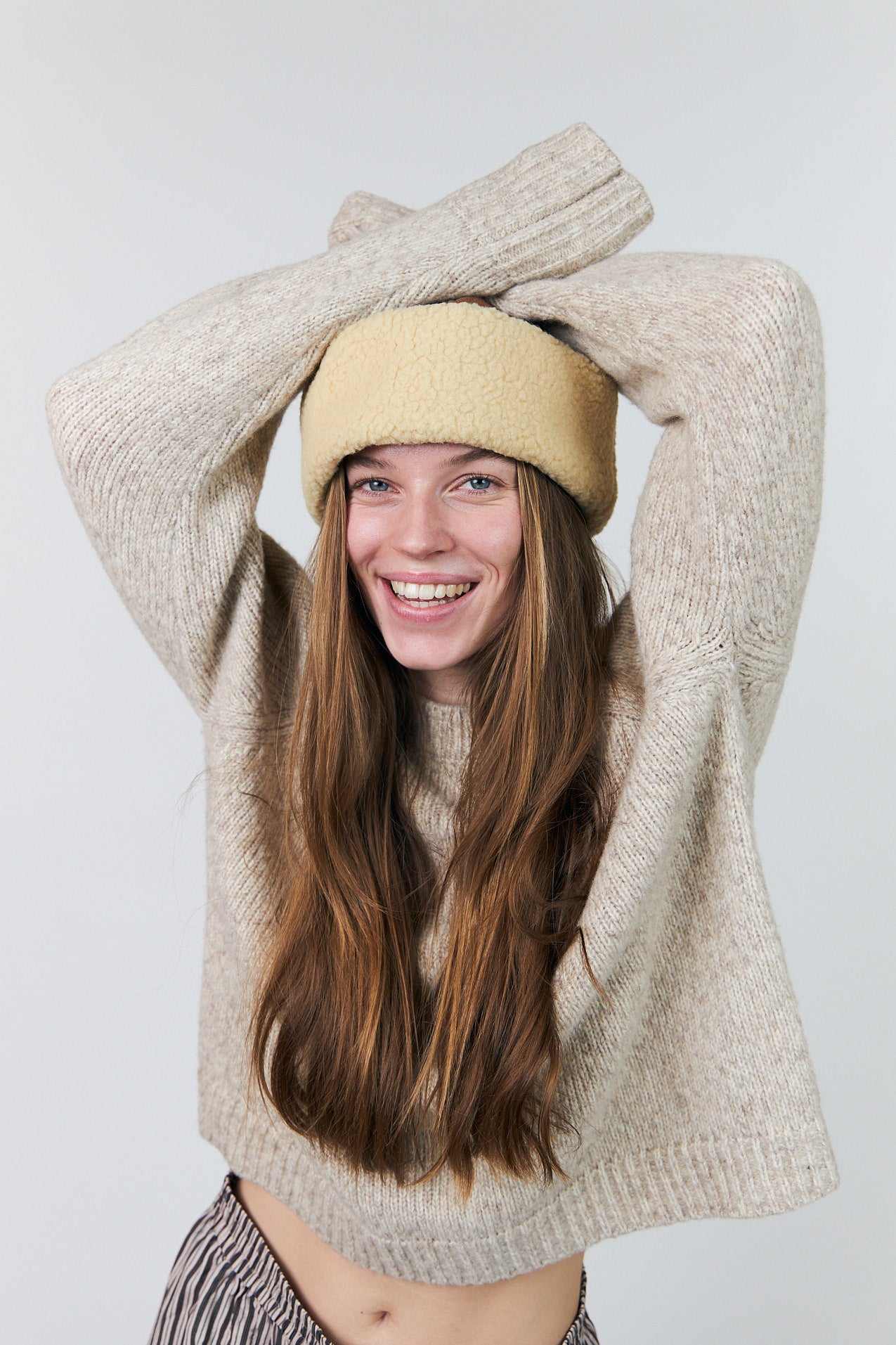 Lollys Laundry MinaLL Knit Jumper Jumper 02 Creme