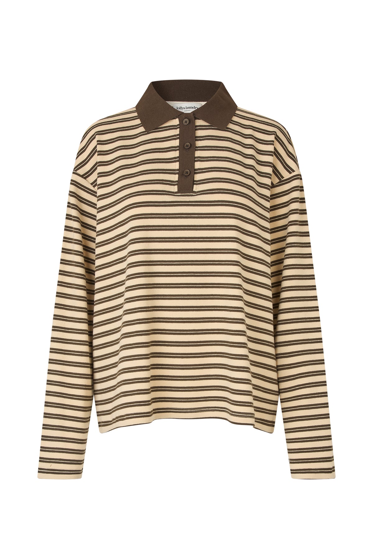 Lollys Laundry MobyLL Polo T-Shirt Sweatshirt 87 Dark Mokka