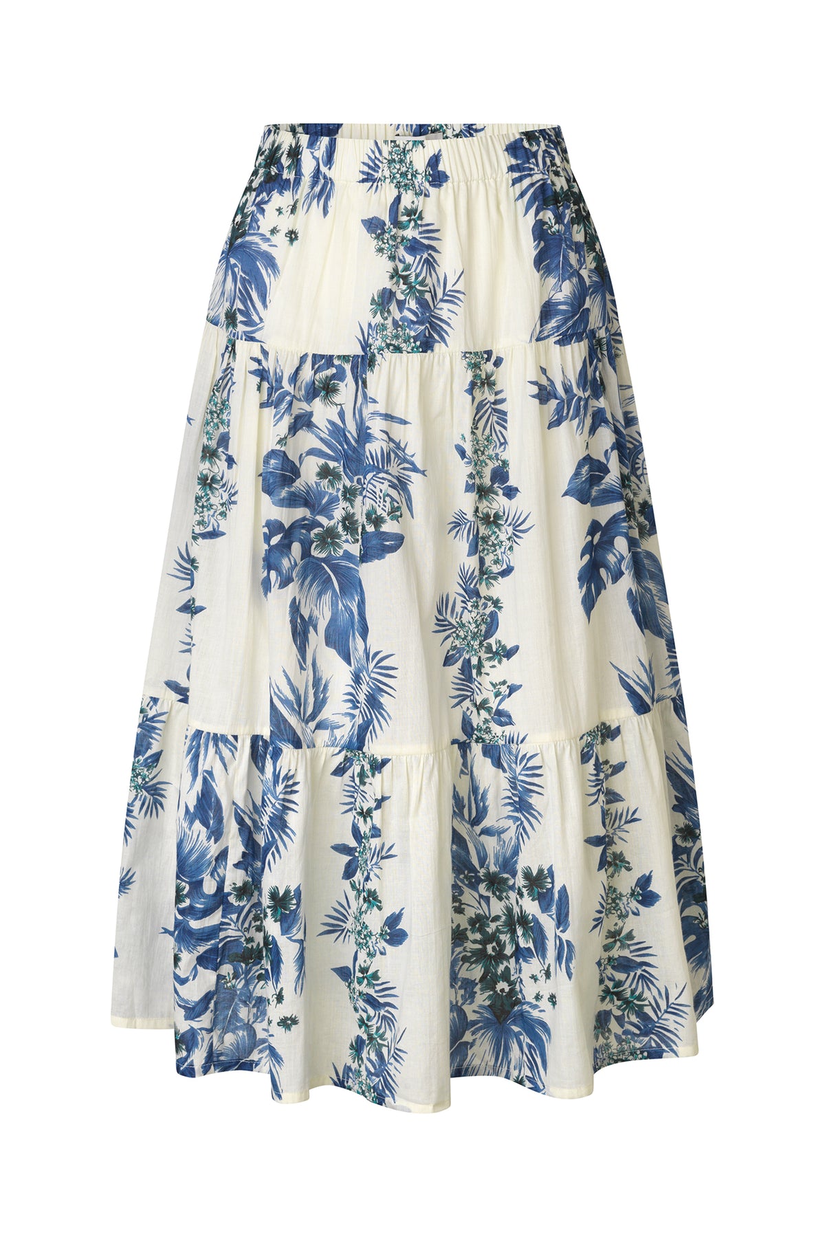 Lollys Laundry MorningLL Midi Skirt Skirt 20 Blue