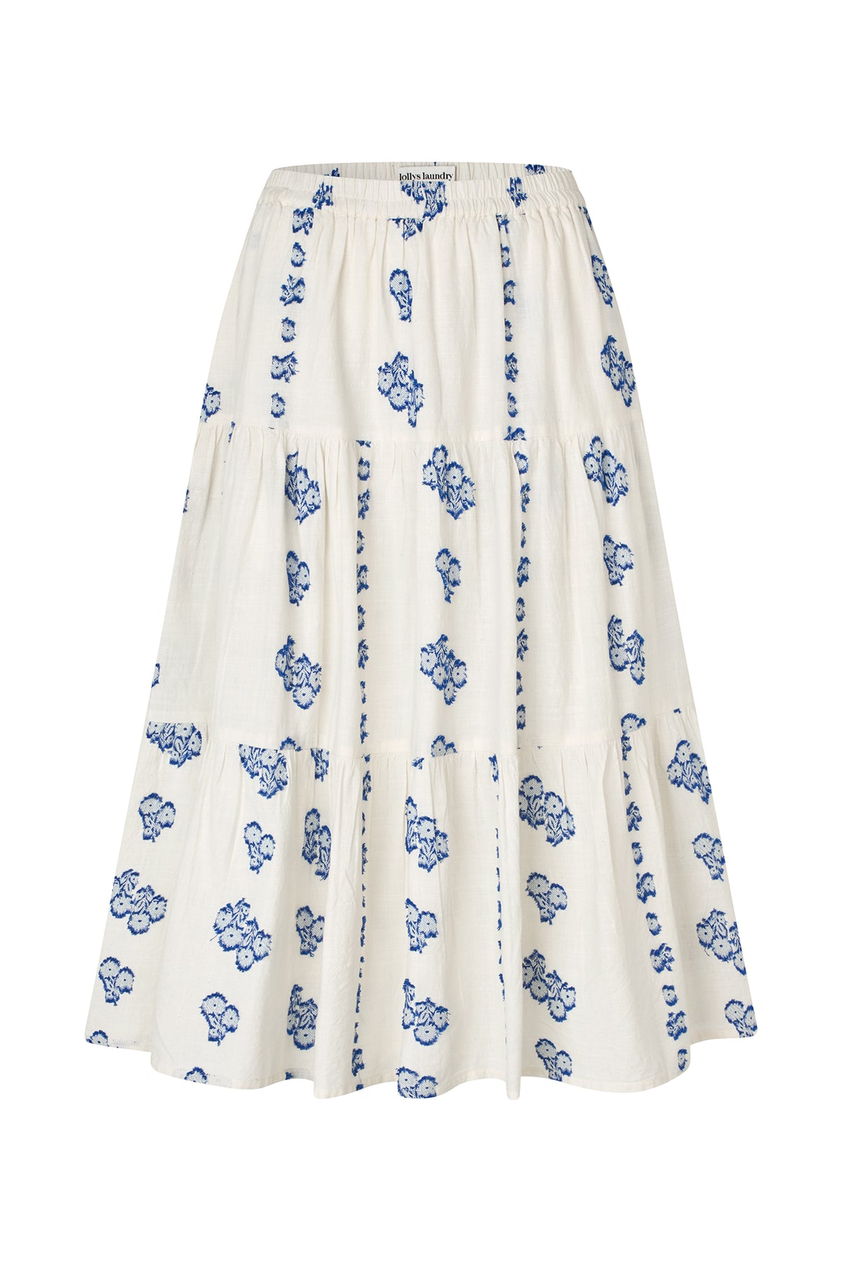 Lollys Laundry MorningLL Midi Skirt Skirt 02 Creme
