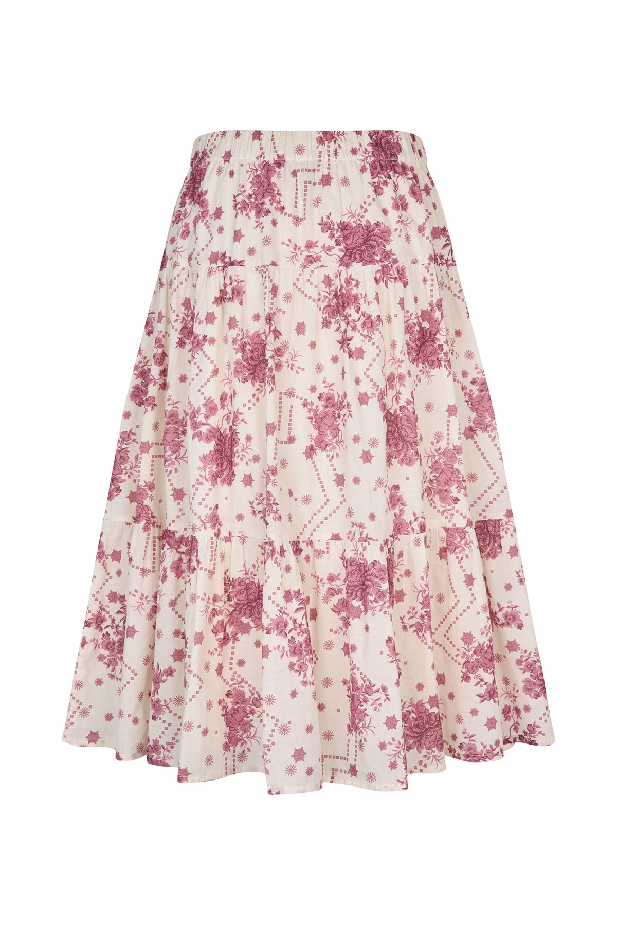 MorningLL Midi Skirt - 74 Flower Print