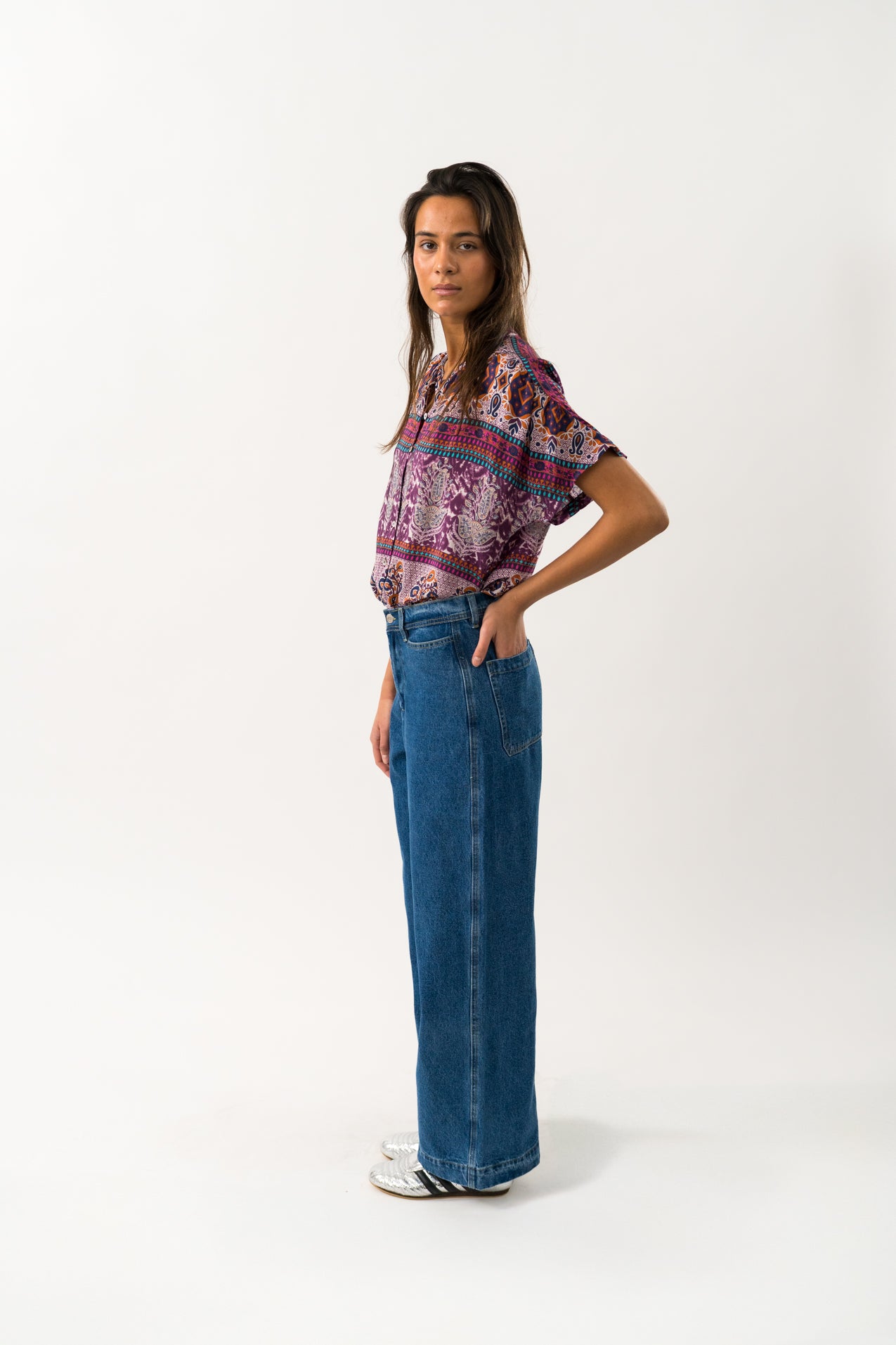 Lollys Laundry MyaLL Shirt SS Shirt 74 Flower Print