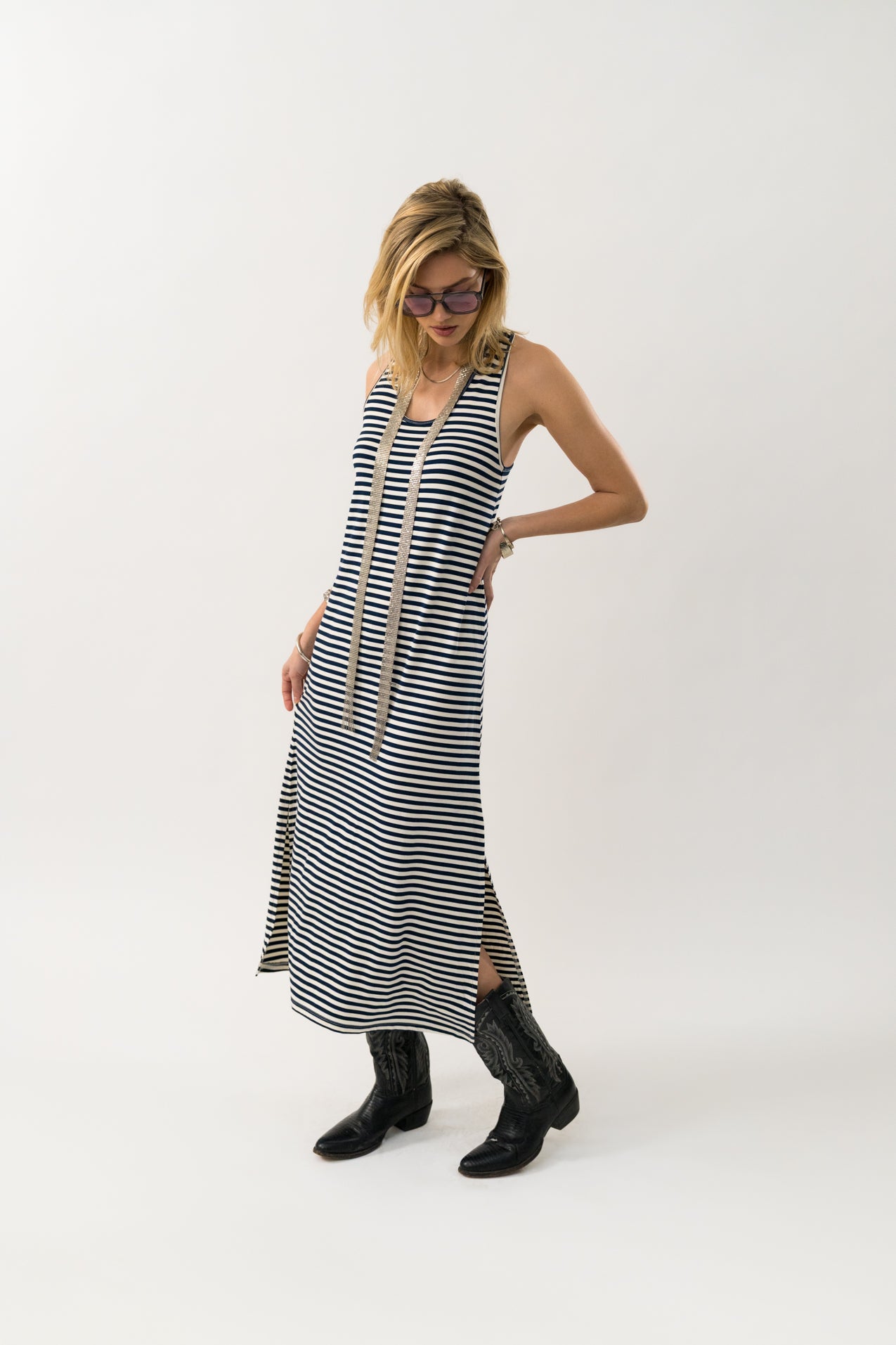 Lollys Laundry MylaLL Maxi Dress Dress 23 Dark Blue