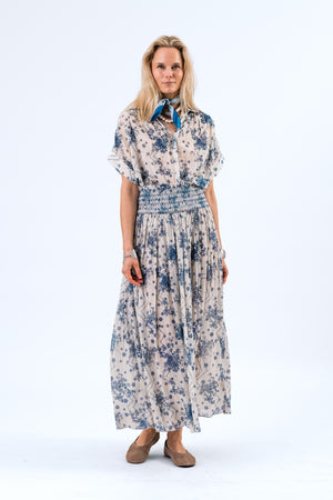 Lollys Laundry MyraLL Maxi Skirt Skirt 23 Dark Blue