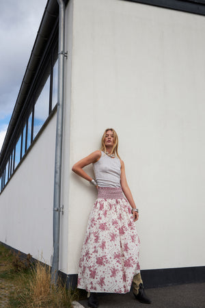 Lollys Laundry MyraLL Maxi Skirt Skirt 74 Flower Print