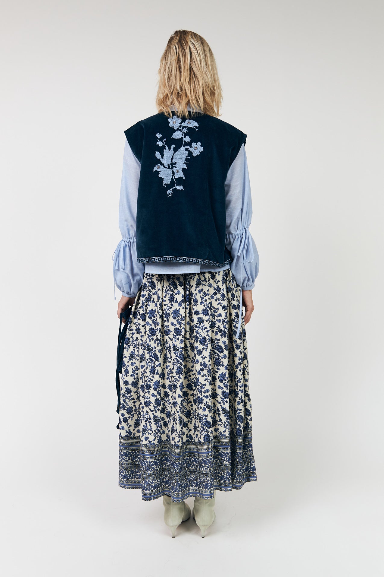 MyraLL Maxi Skirt - Blue