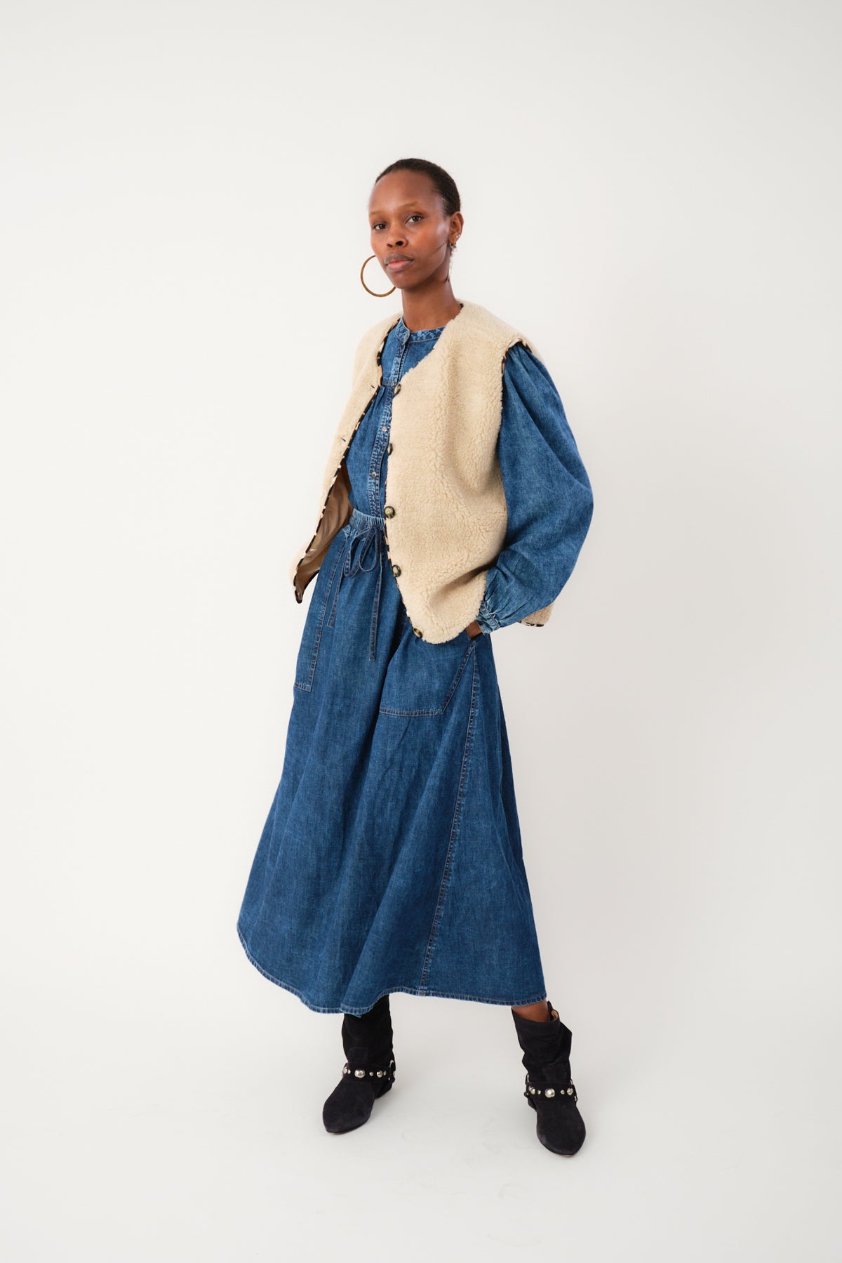 Lollys Laundry NickyLL Shirt Shirt 100 Washed Denim