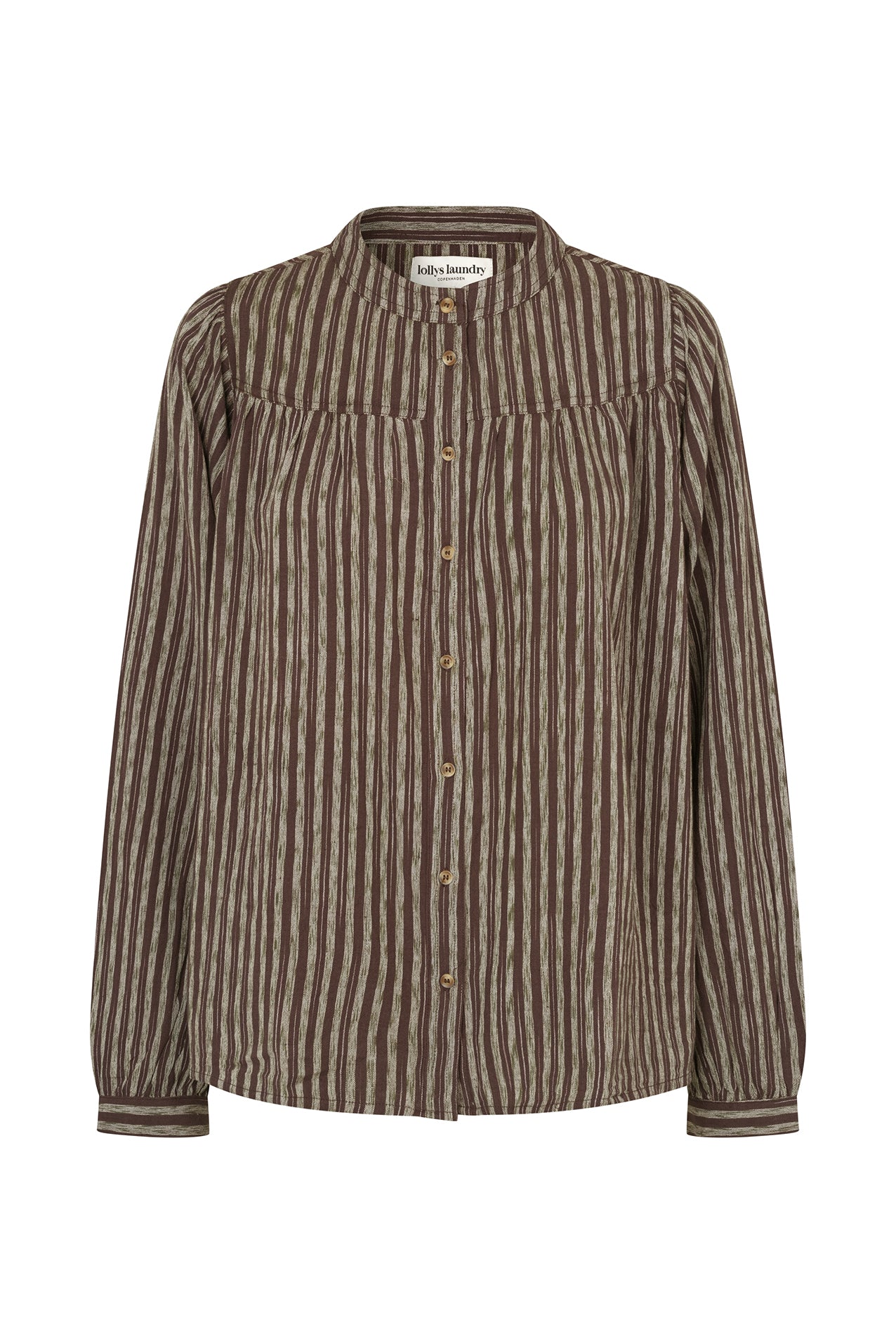 Lollys Laundry NickyLL Shirt Shirt 87 Dark Mokka