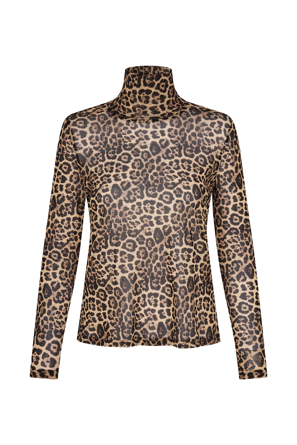 Lollys Laundry OrieLL Turtleneck Blouse Blouse 72 Leopard Print