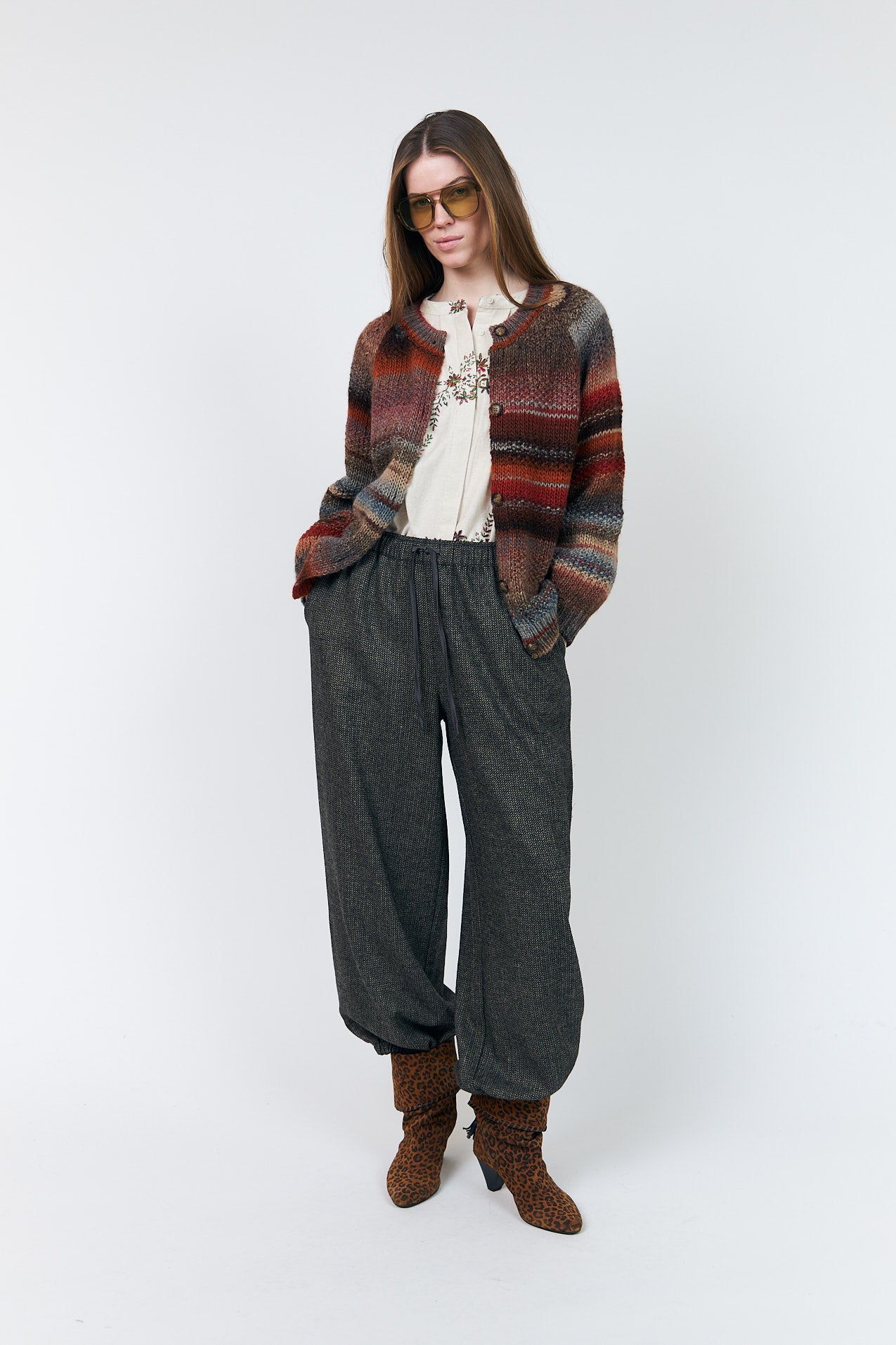 Lollys Laundry PadovaLL Knit Cardigan Cardigan 54 Rust