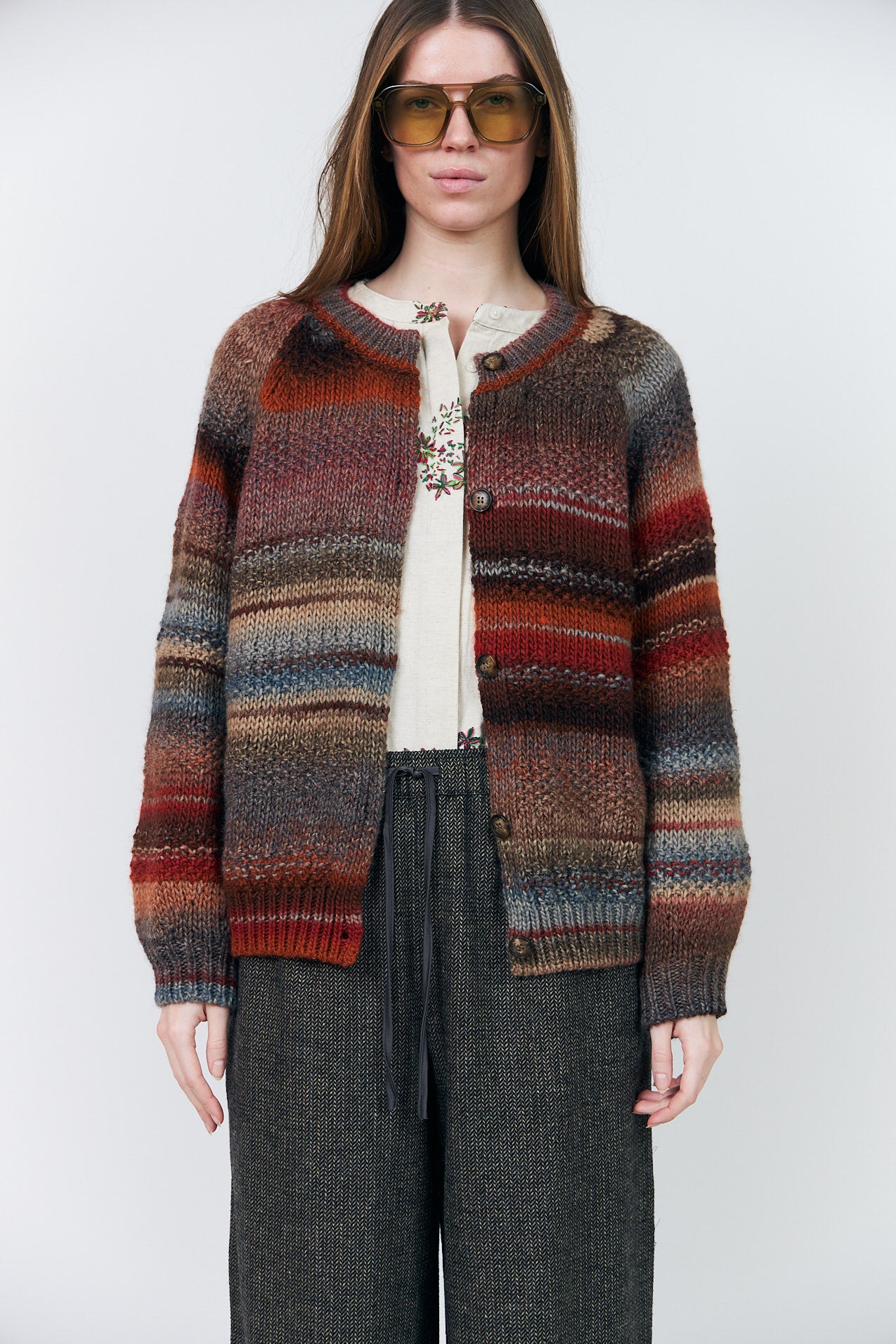 Lollys Laundry PadovaLL Knit Cardigan Cardigan 54 Rust