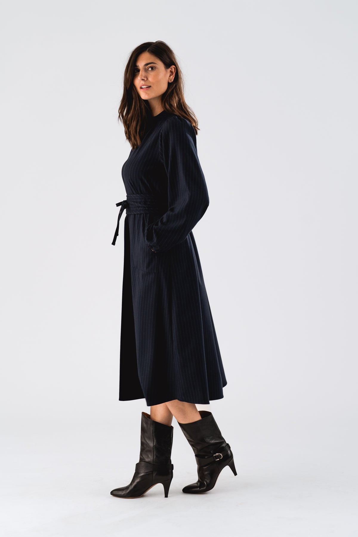 Lollys Laundry ParisLL Midi Dress Dress 27 Dark Navy