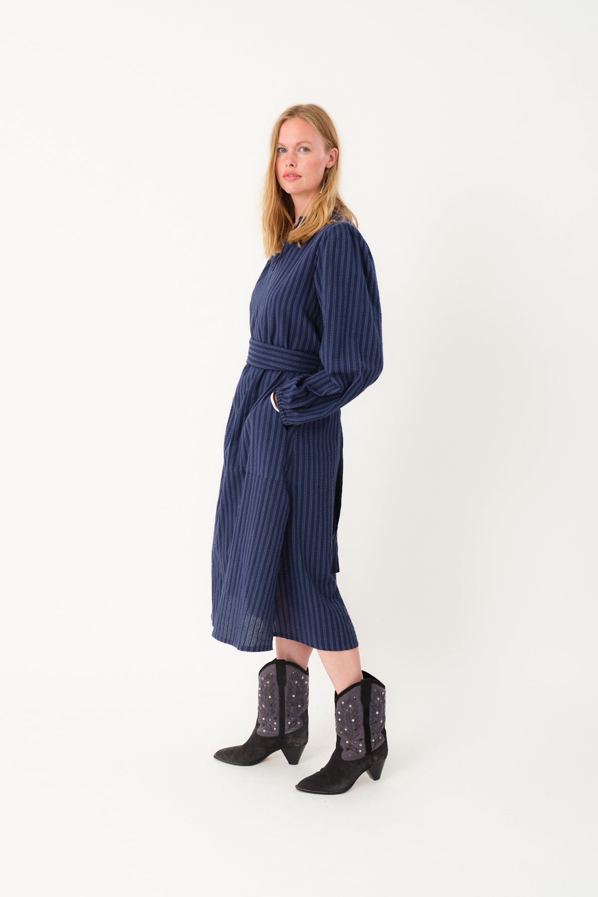 ParisLL Midi Dress - Stripe
