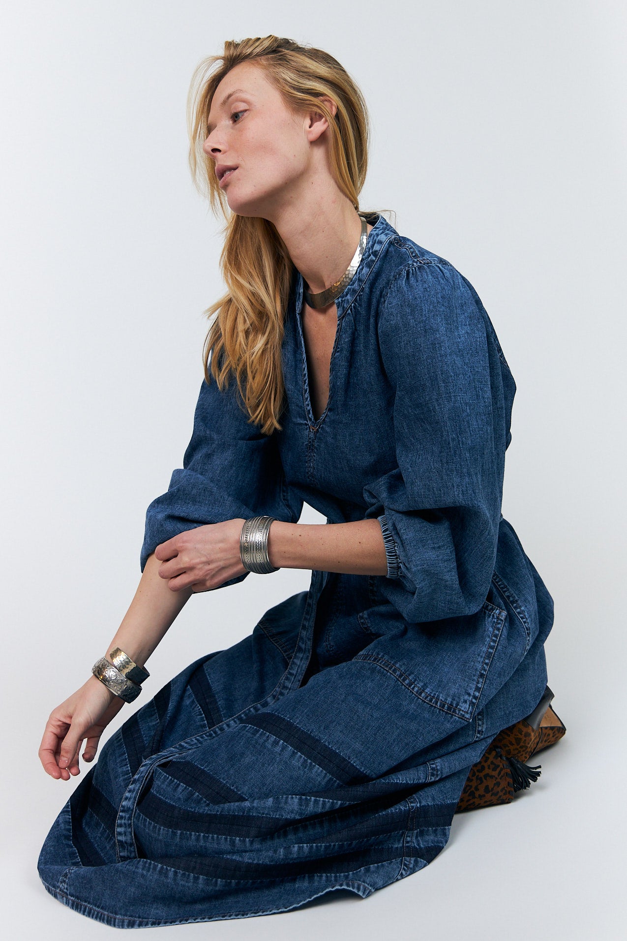ParisLL Midi Dress - Blue