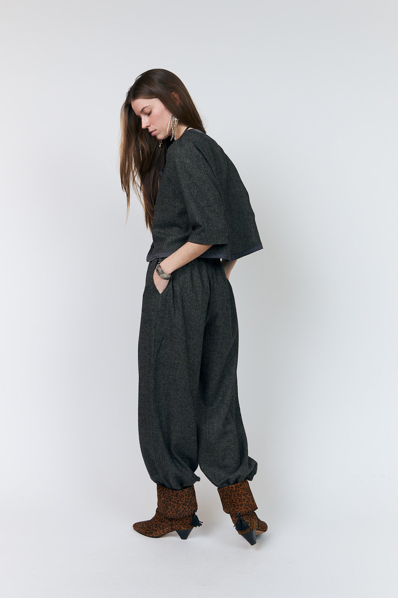 Lollys Laundry PiperLL Pants Pants 87 Dark Mokka