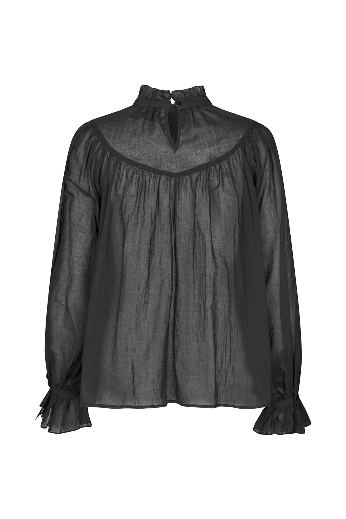 Lollys Laundry PresleyLL Blouse Shirt 18 Washed Black