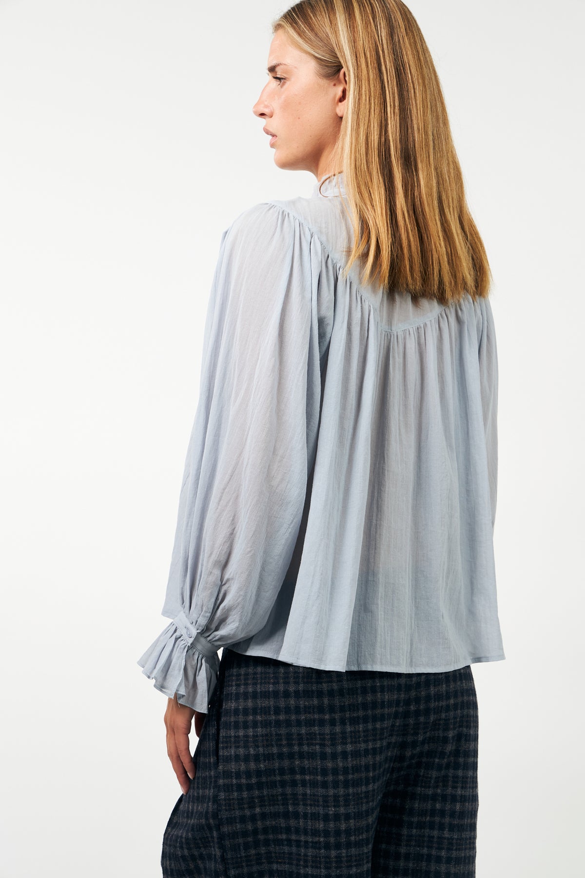 Lollys Laundry PresleyLL Blouse Shirt 29 Dusty Blue