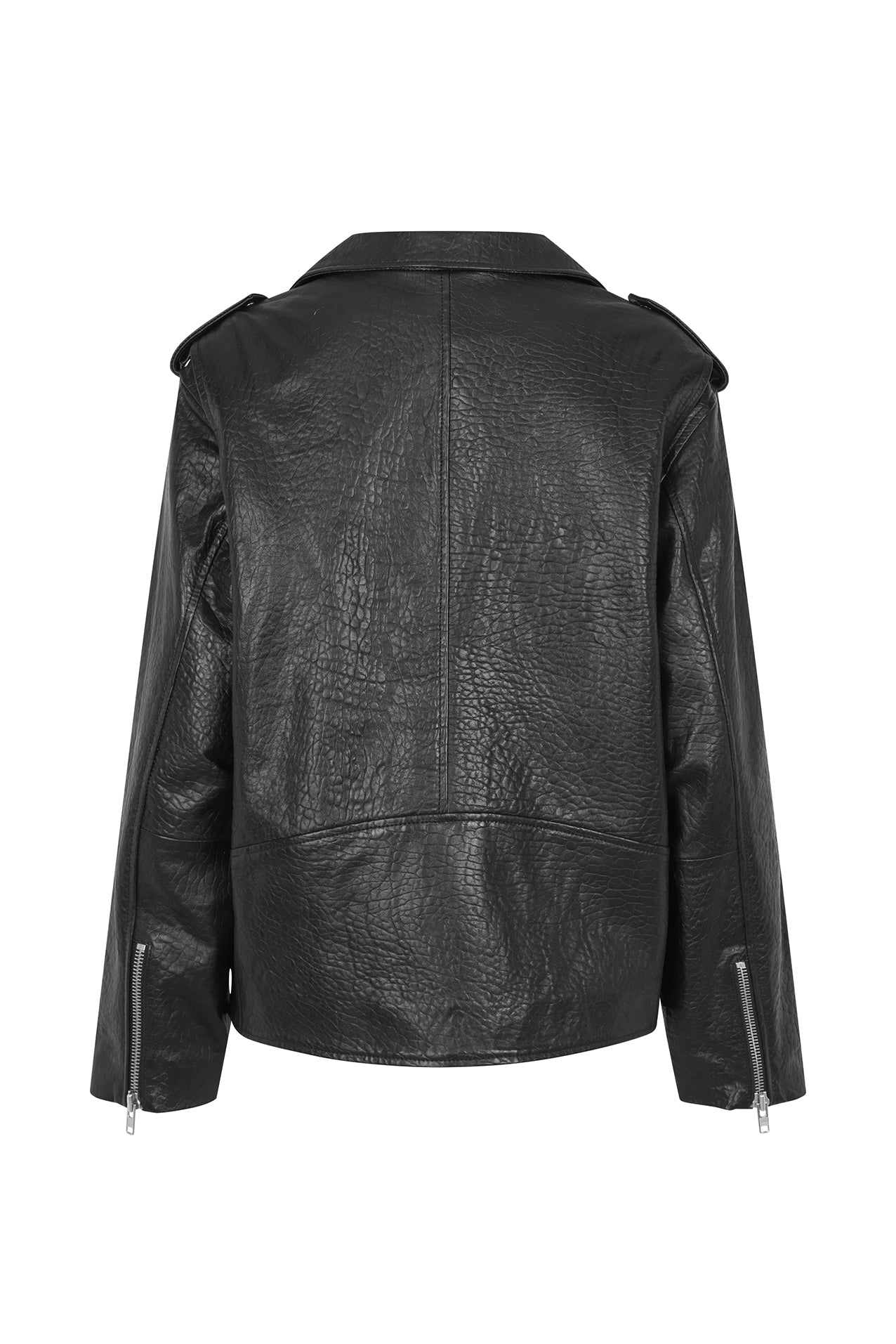 RayLL Leather Jacket - Black