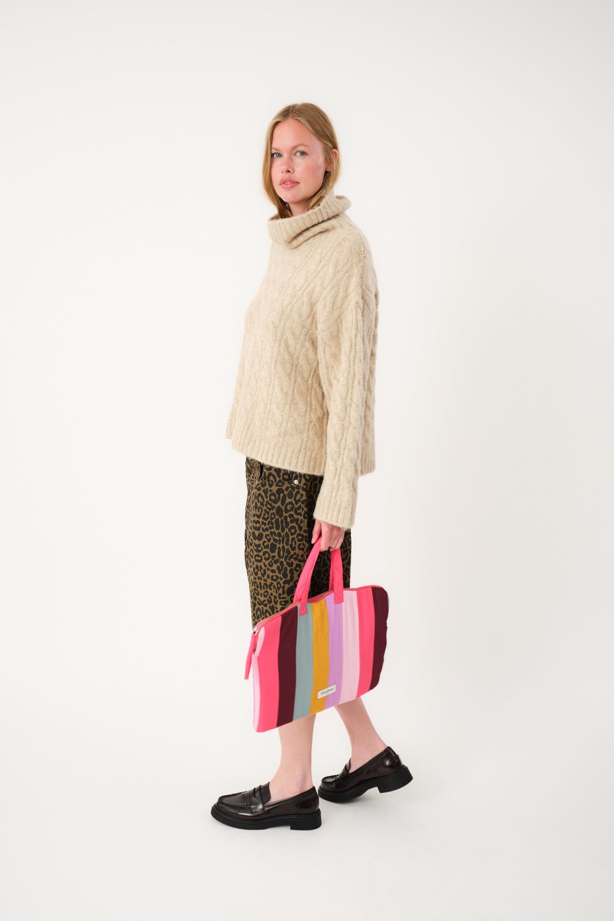 Lollys Laundry ResnoLL Knit Jumper Jumper 04 Sand