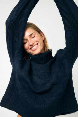 Lollys Laundry ResnoLL Knit Jumper Jumper 23 Dark Blue