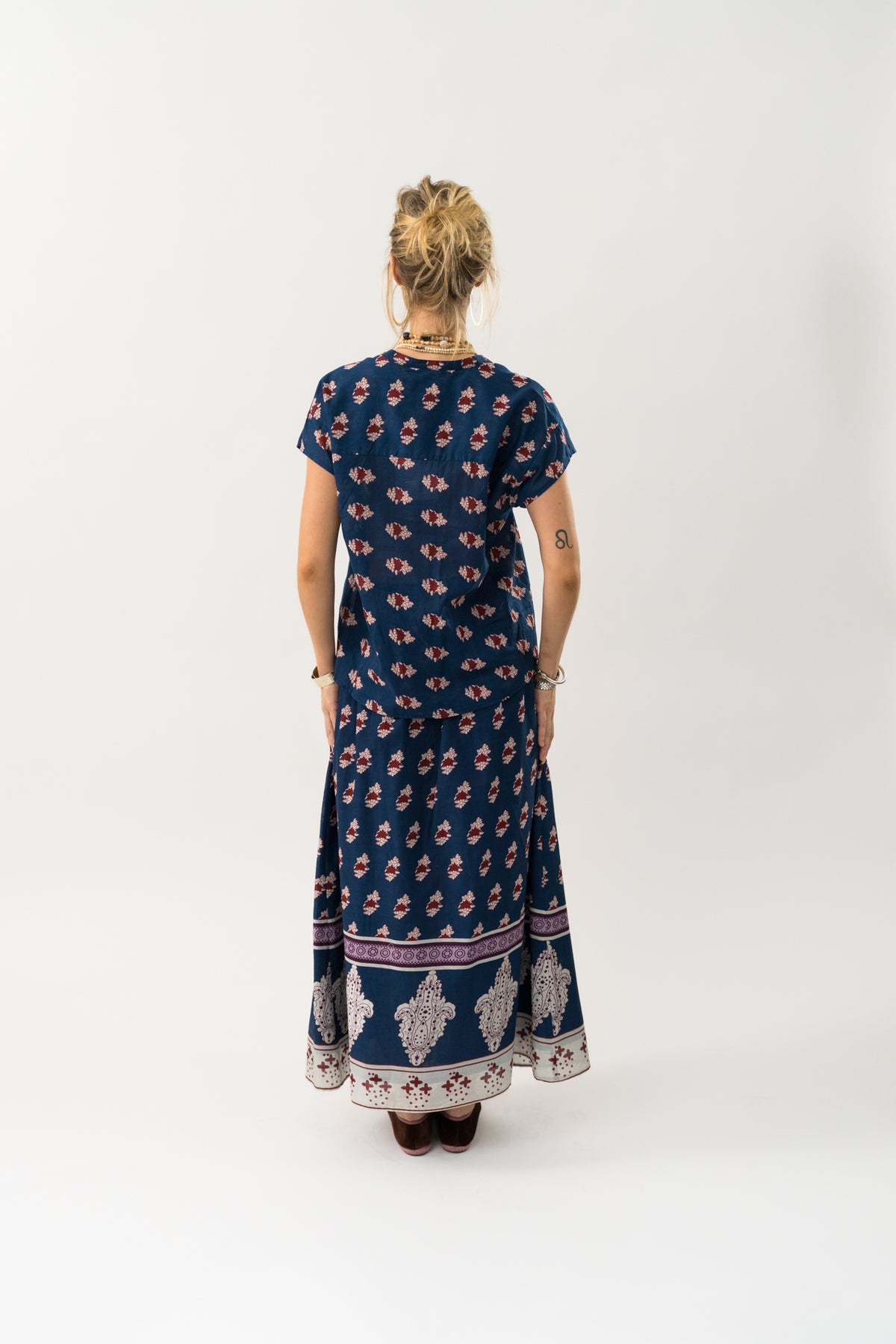 RioLL Maxi Skirt - Dark Blue