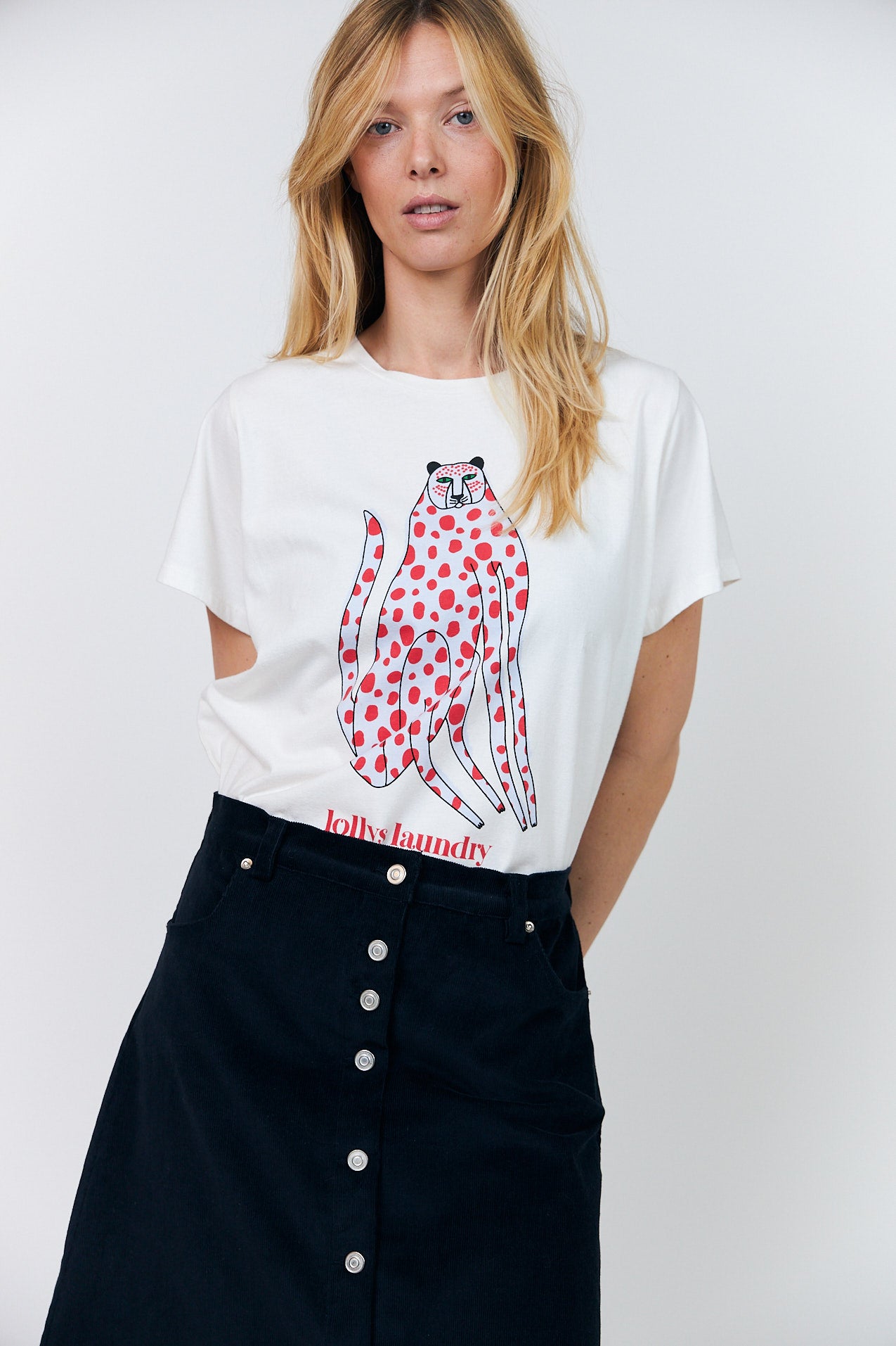 RomaLL Cat T-Shirt - White