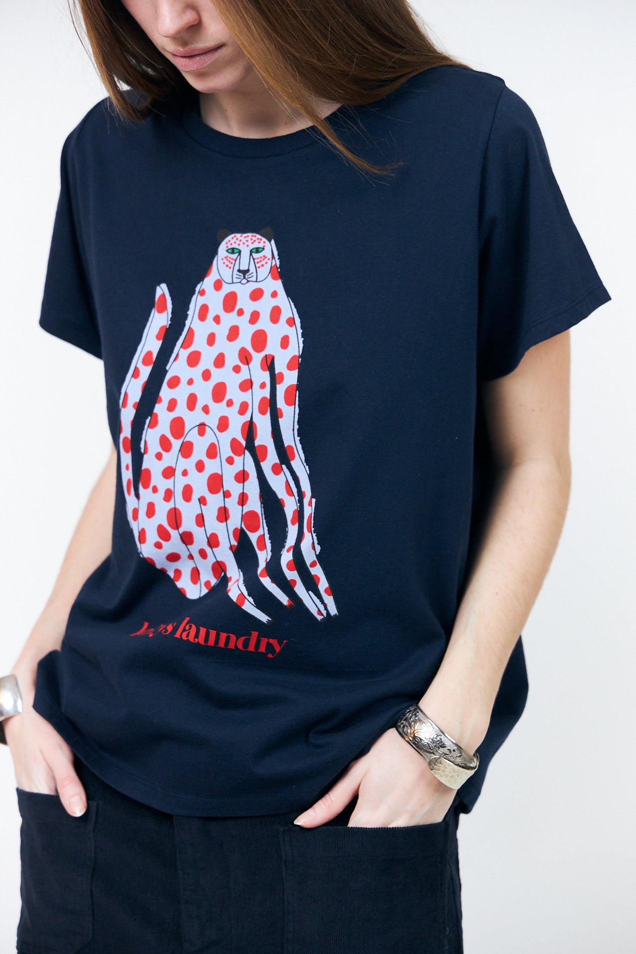 RomaLL Cat T-Shirt - Dark Blue