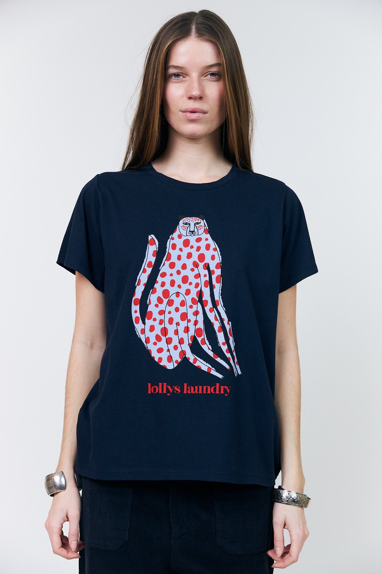 RomaLL Cat T-Shirt - Dark Blue