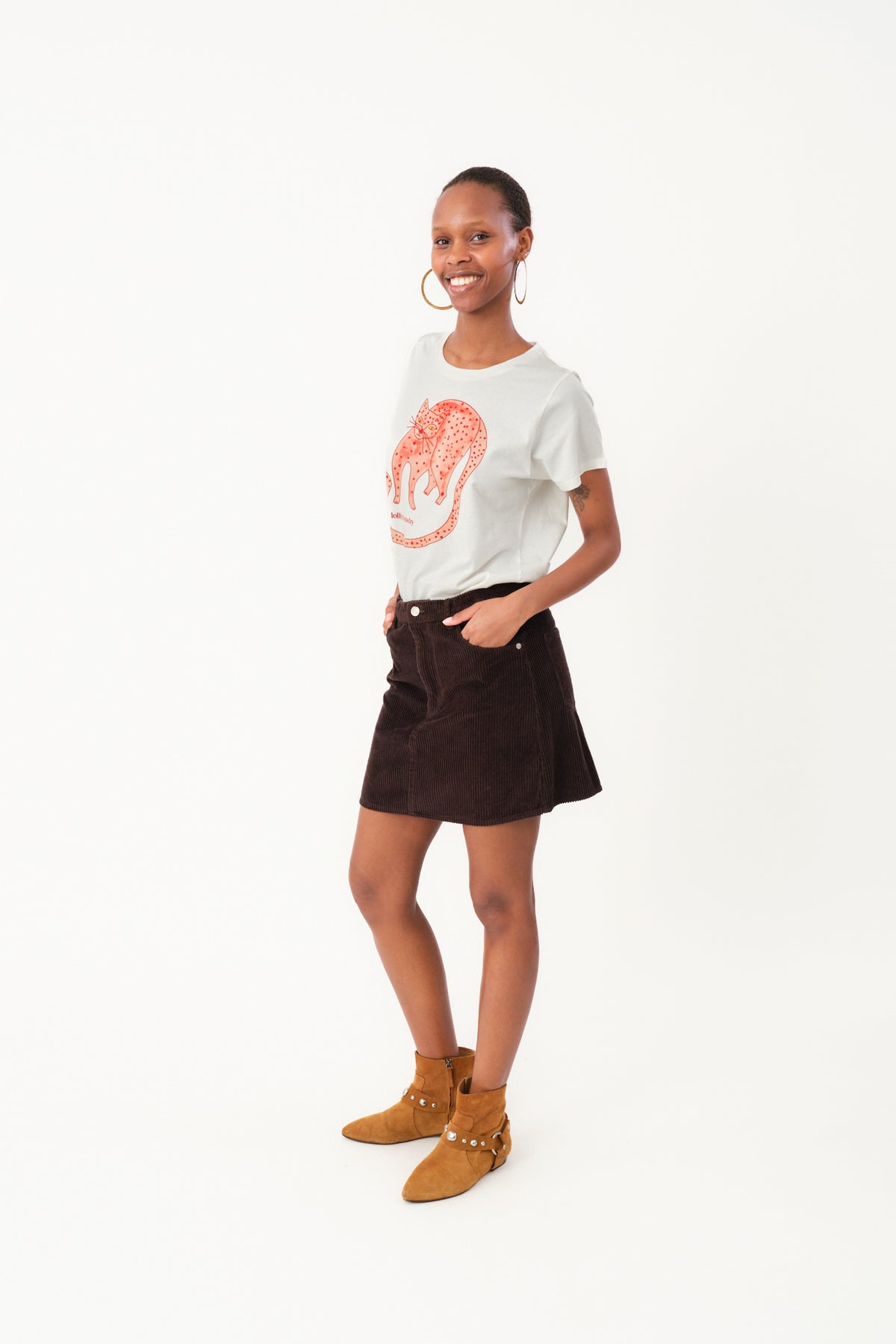 Lollys Laundry RomaLL Cat T-Shirt T-shirt 01 01 White