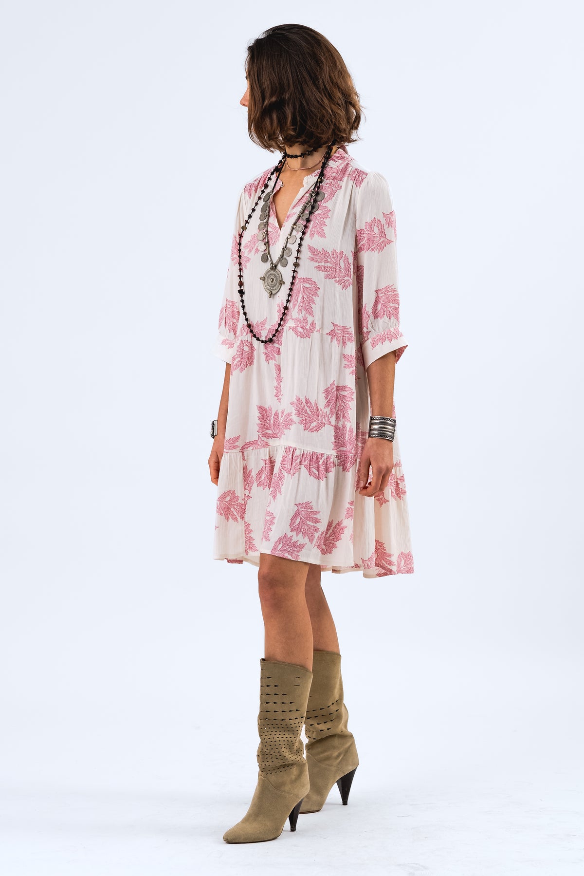 Lollys Laundry SabineLL Short Dress Dress 51 Pink