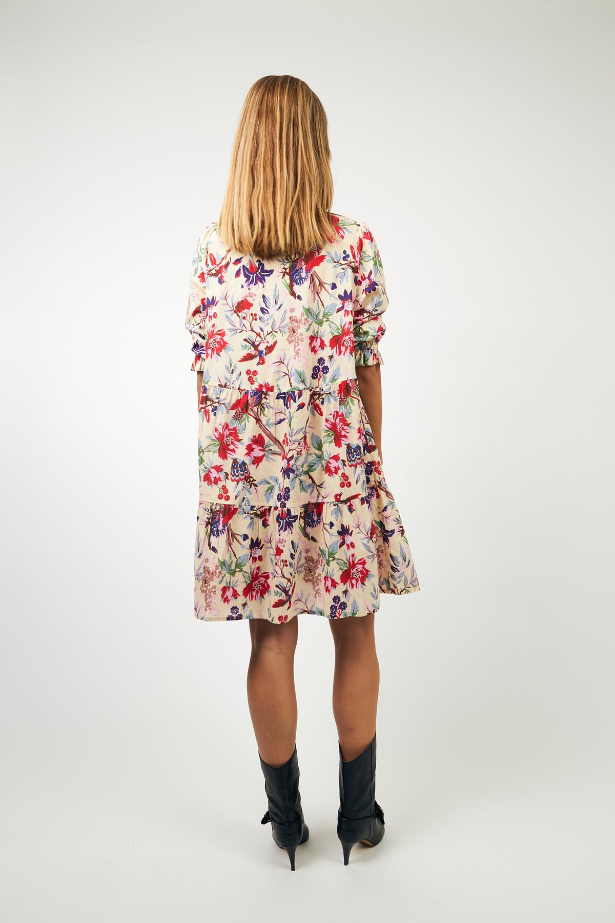 SabineLL Short Dress - 74 Flower Print