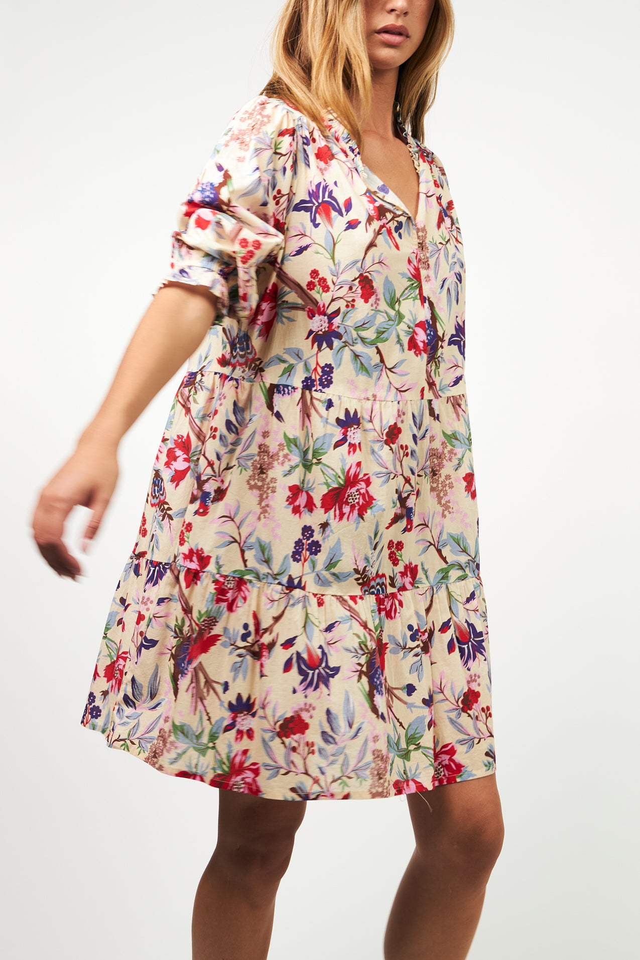Lollys Laundry SabineLL Short Dress Dress 74 74 Flower Print
