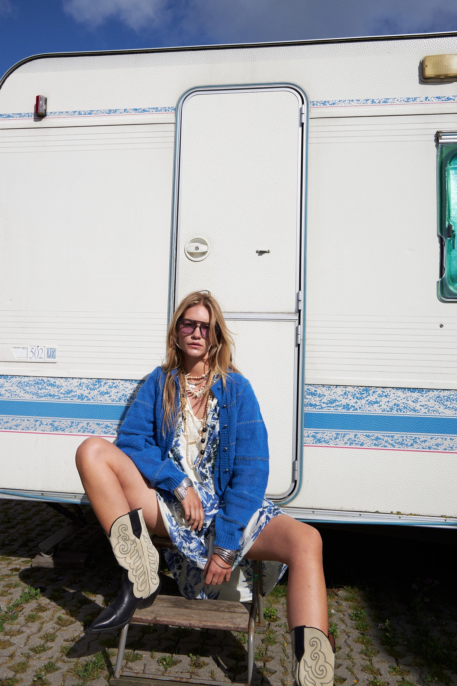 Lollys Laundry SabineLL Short Dress Dress 20 Blue