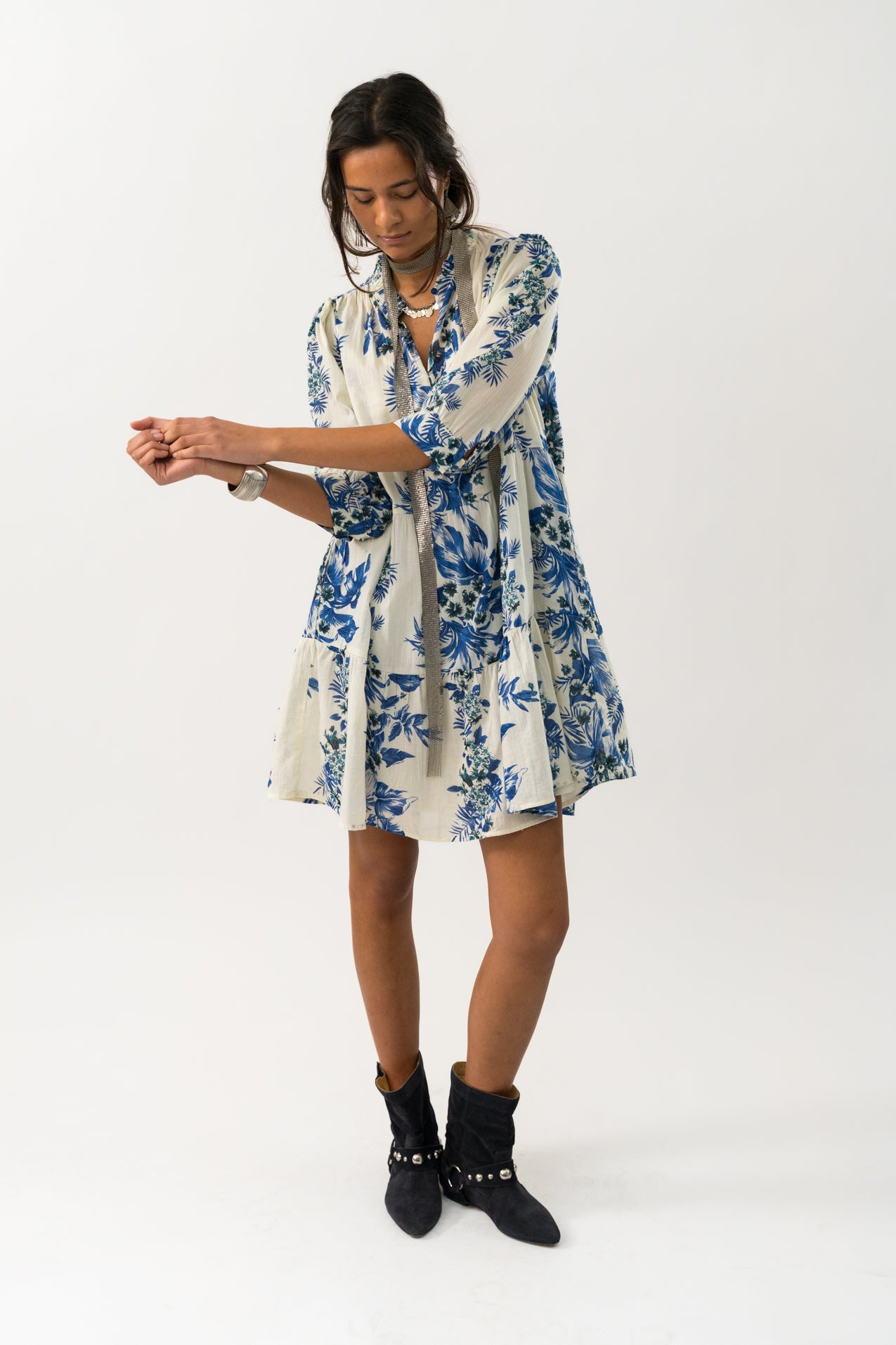 Lollys Laundry SabineLL Short Dress Dress 20 Blue