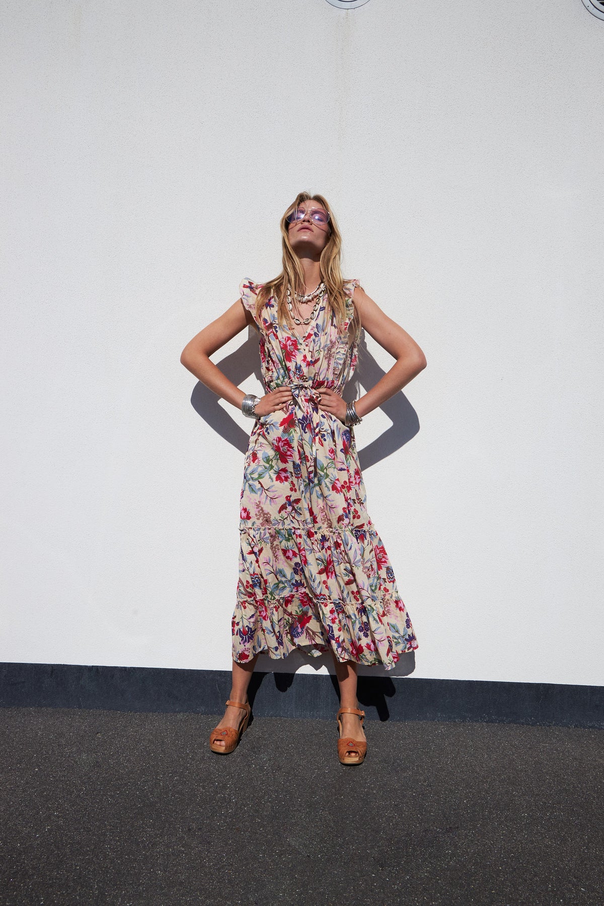 Lollys Laundry SamoLL Midi Dress Dress 74 Flower Print