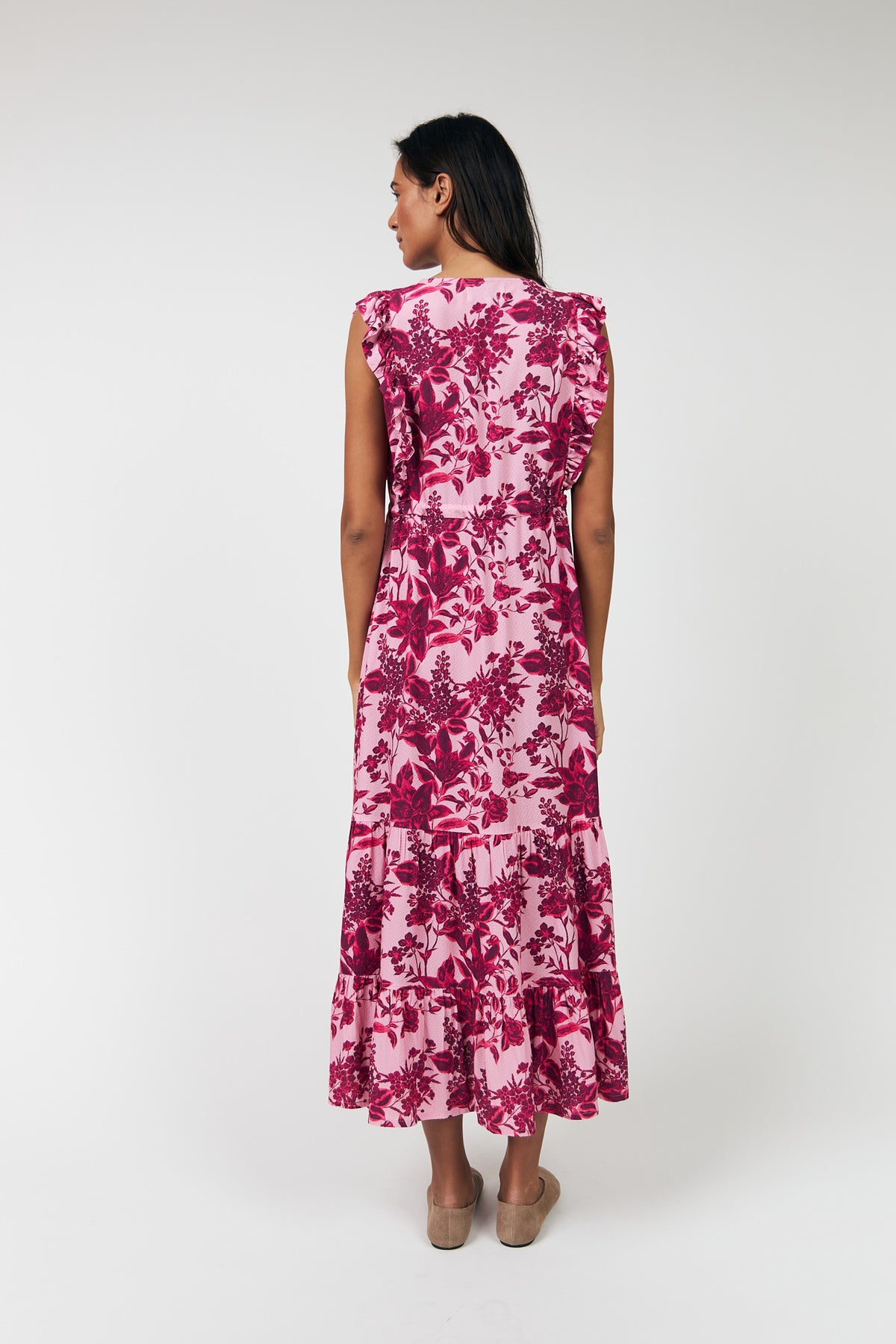 SamoLL Midi Dress - 51 Pink