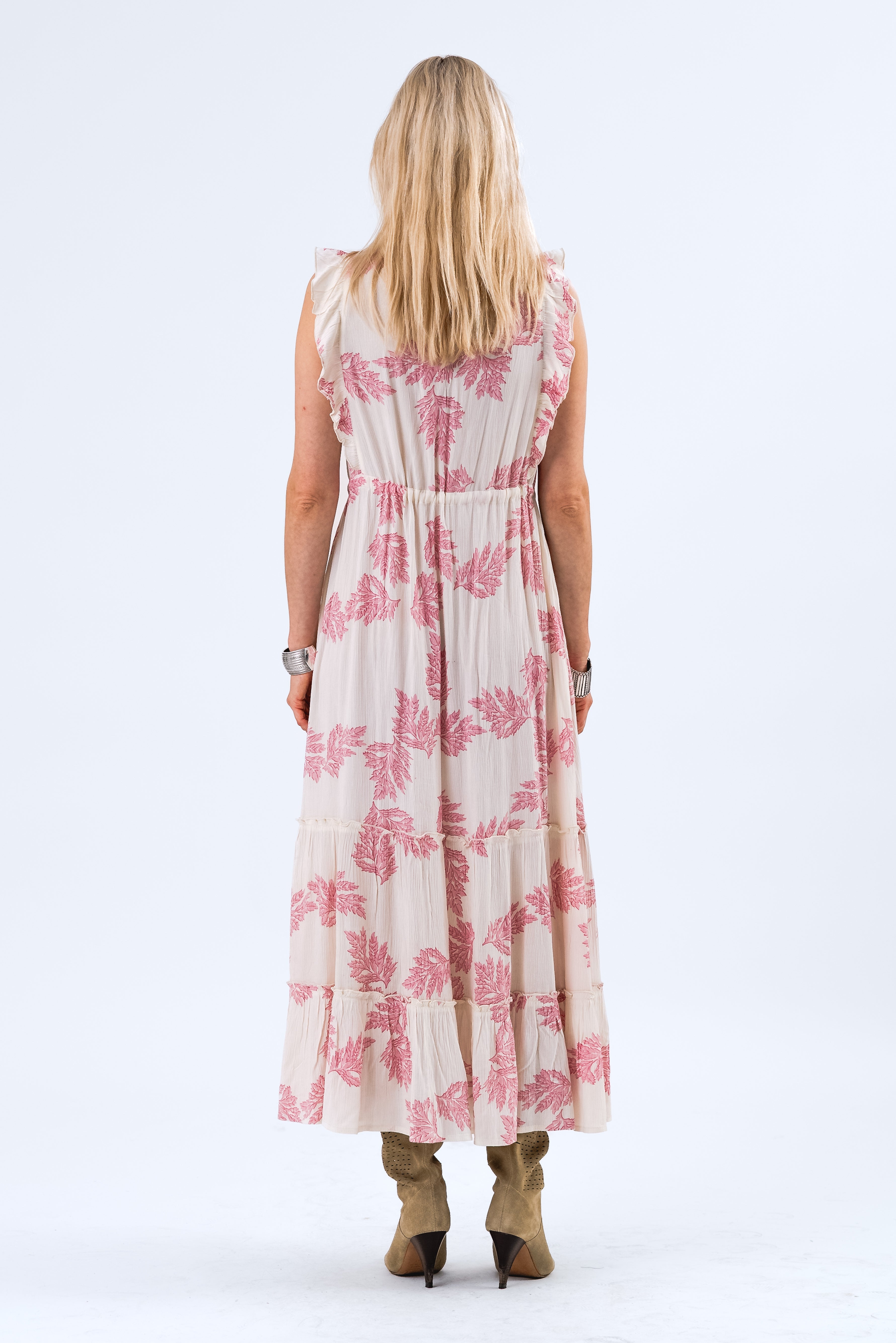 SamoLL Midi Dress - Pink