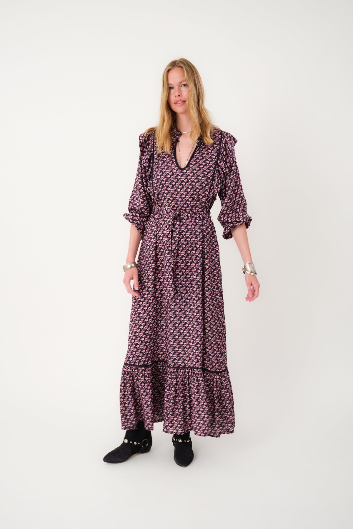 SanniLL Maxi Dress - Flower Print