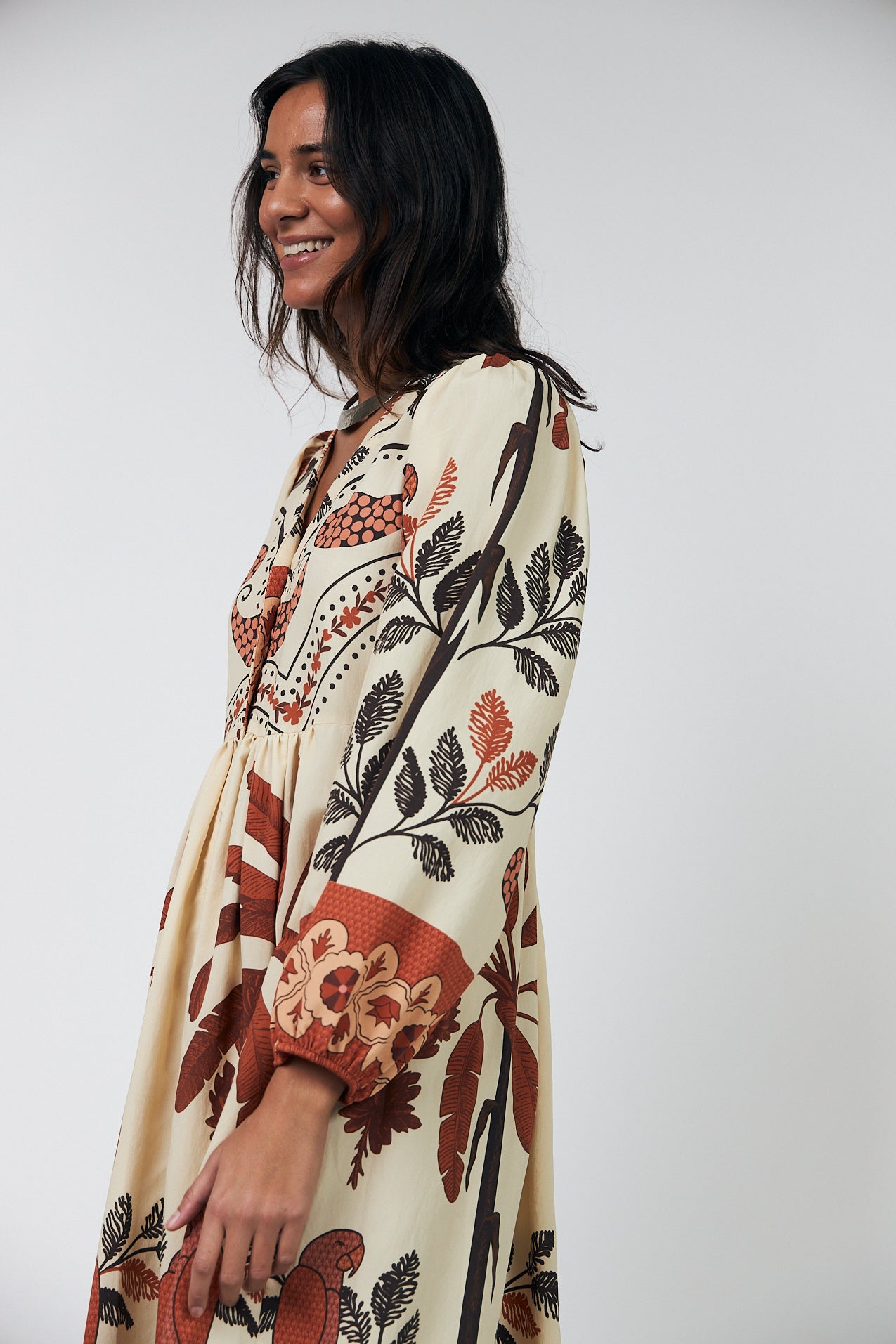 Lollys Laundry SaraiLL Maxi Dress Dress 02 Creme