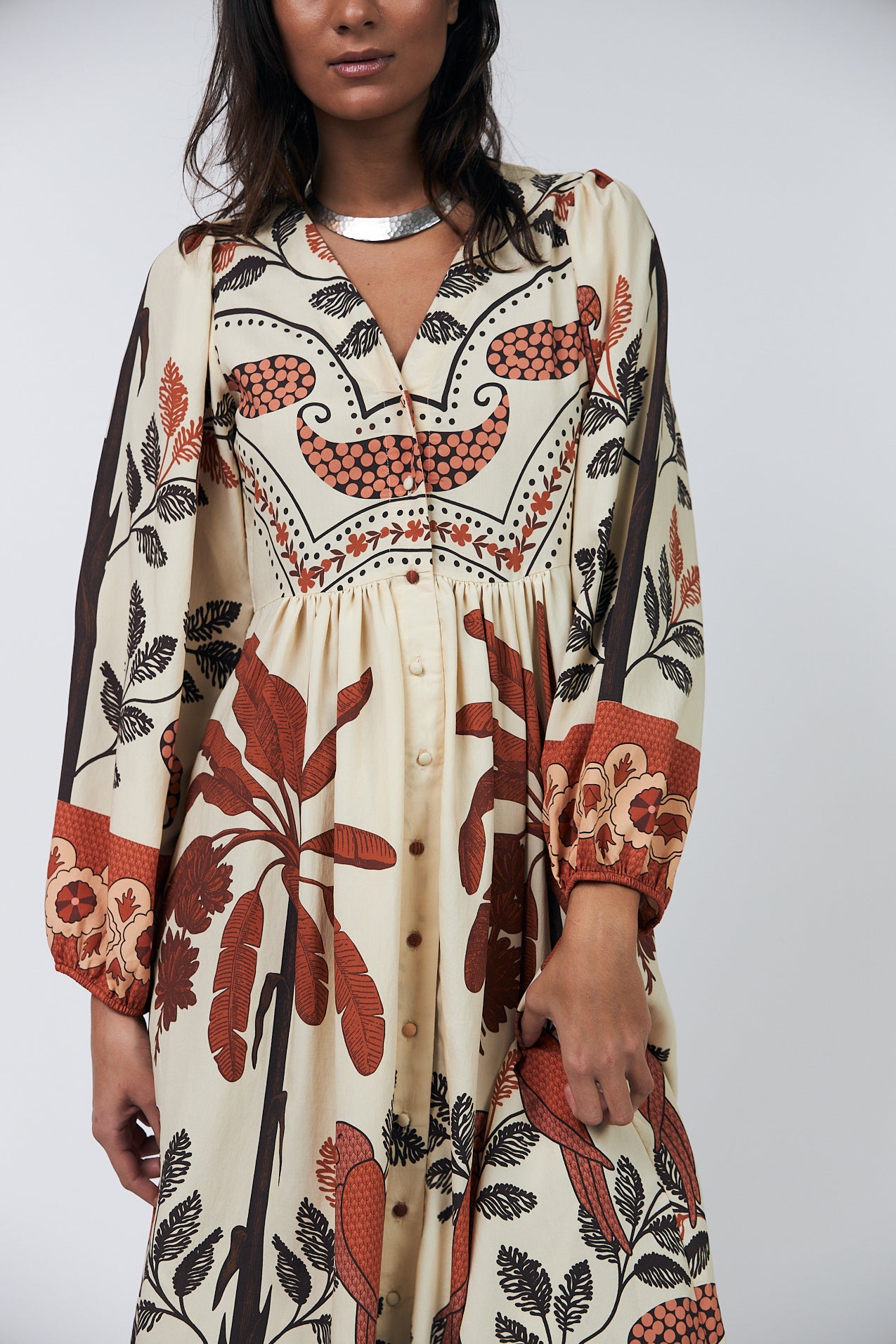 SaraiLL Maxi Dress - Creme