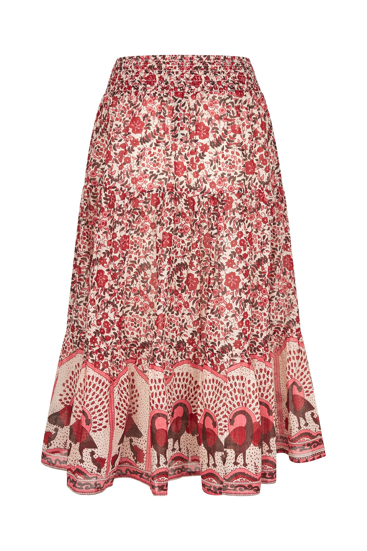 SunnyLL Midi Skirt - Red