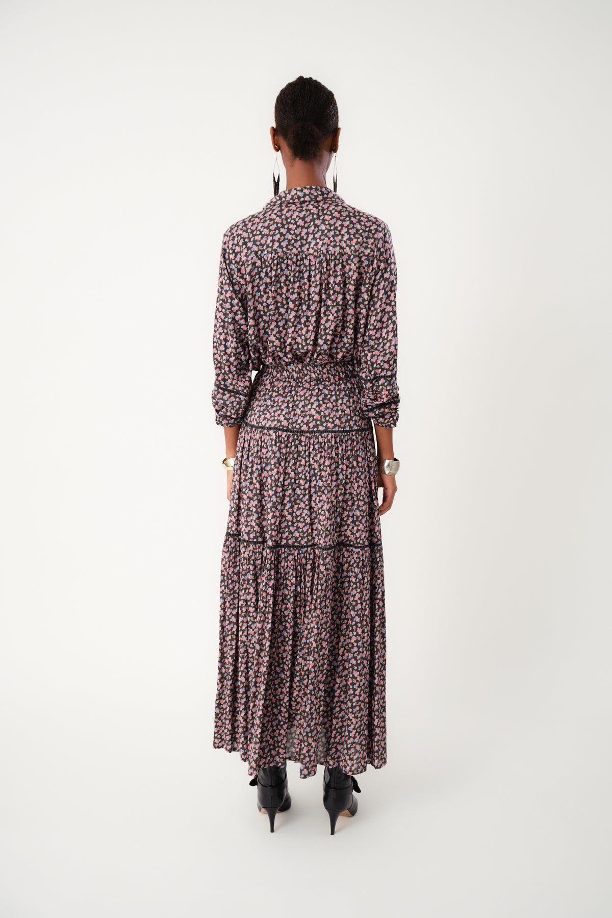 SunsetLL Maxi Skirt - Washed Black