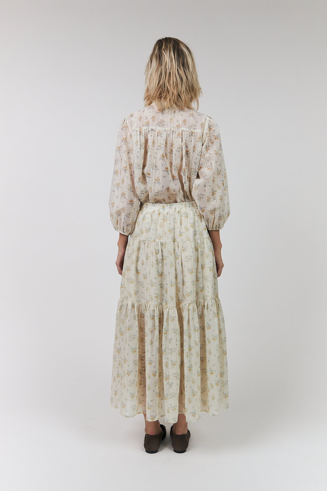 Lollys Laundry SunsetLL Maxi Skirt Skirt 02 02 Creme